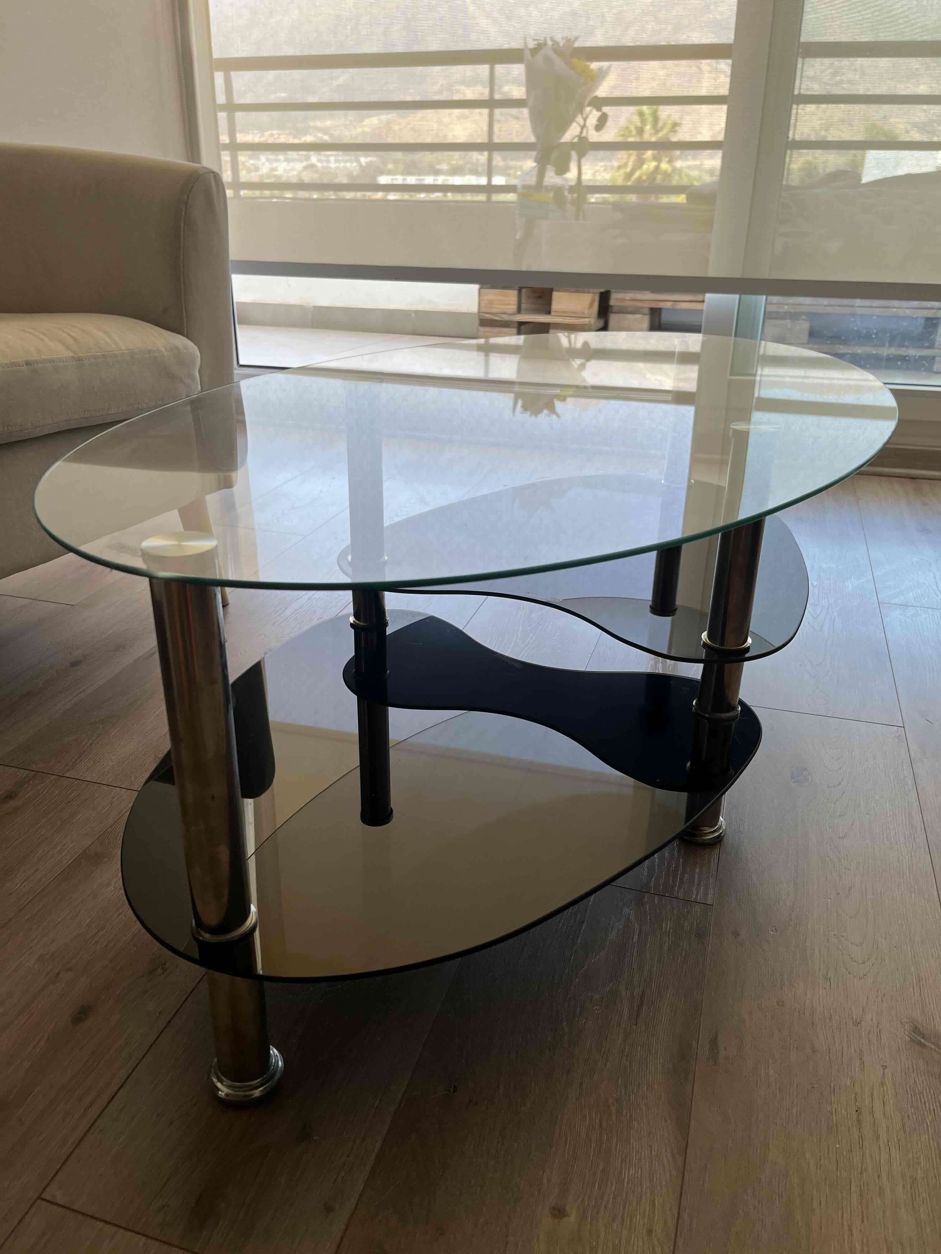 Mesa de centro de vidrio moderna - miniatura 3