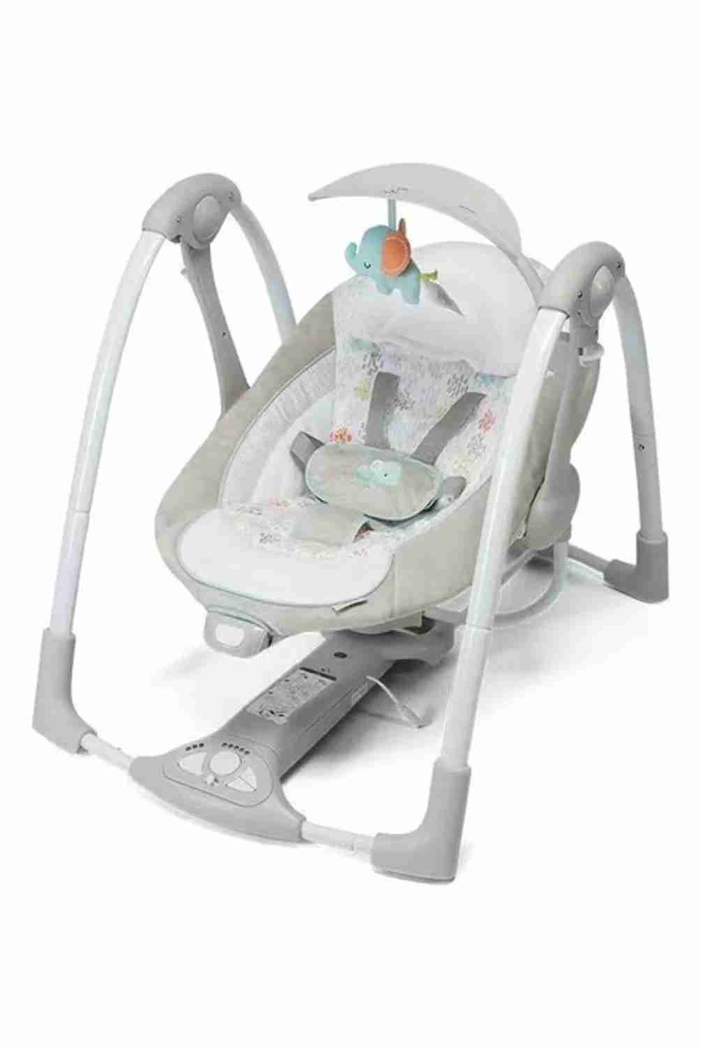 Columpio de bebé gris claro