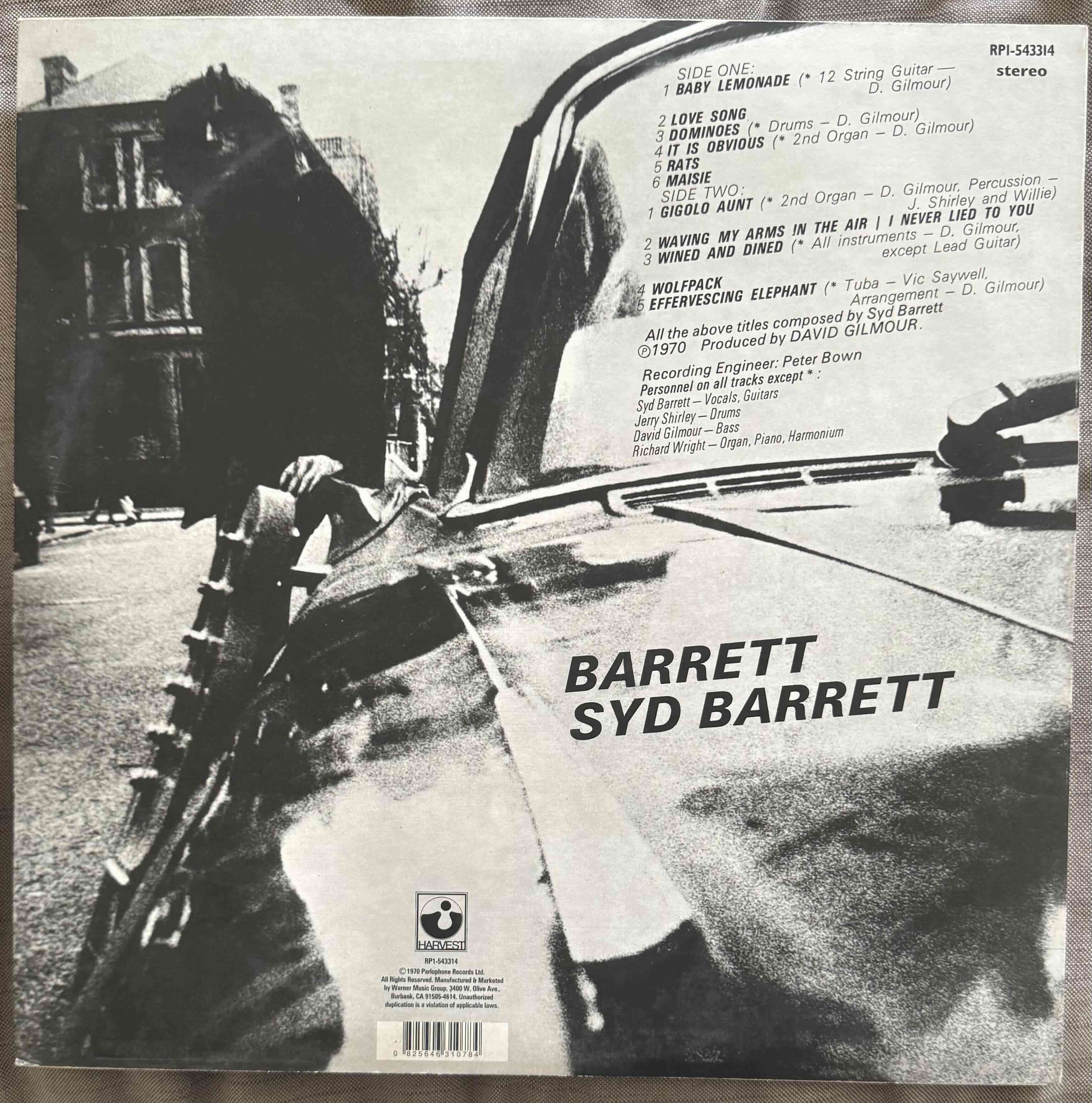 Vinilo Barrett de Syd Barrett - miniatura 2
