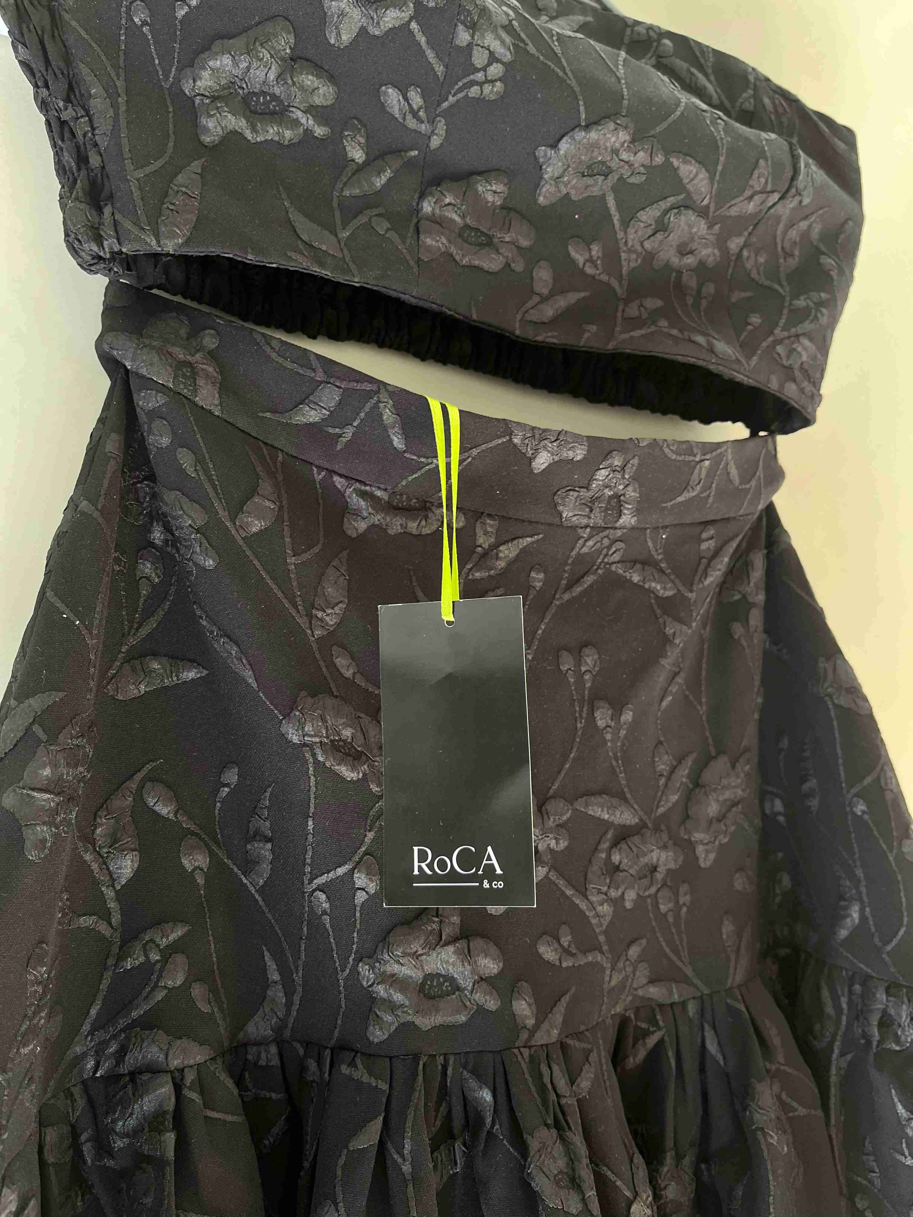 Vestido negro para fiesta de Casa Moda - miniatura 3