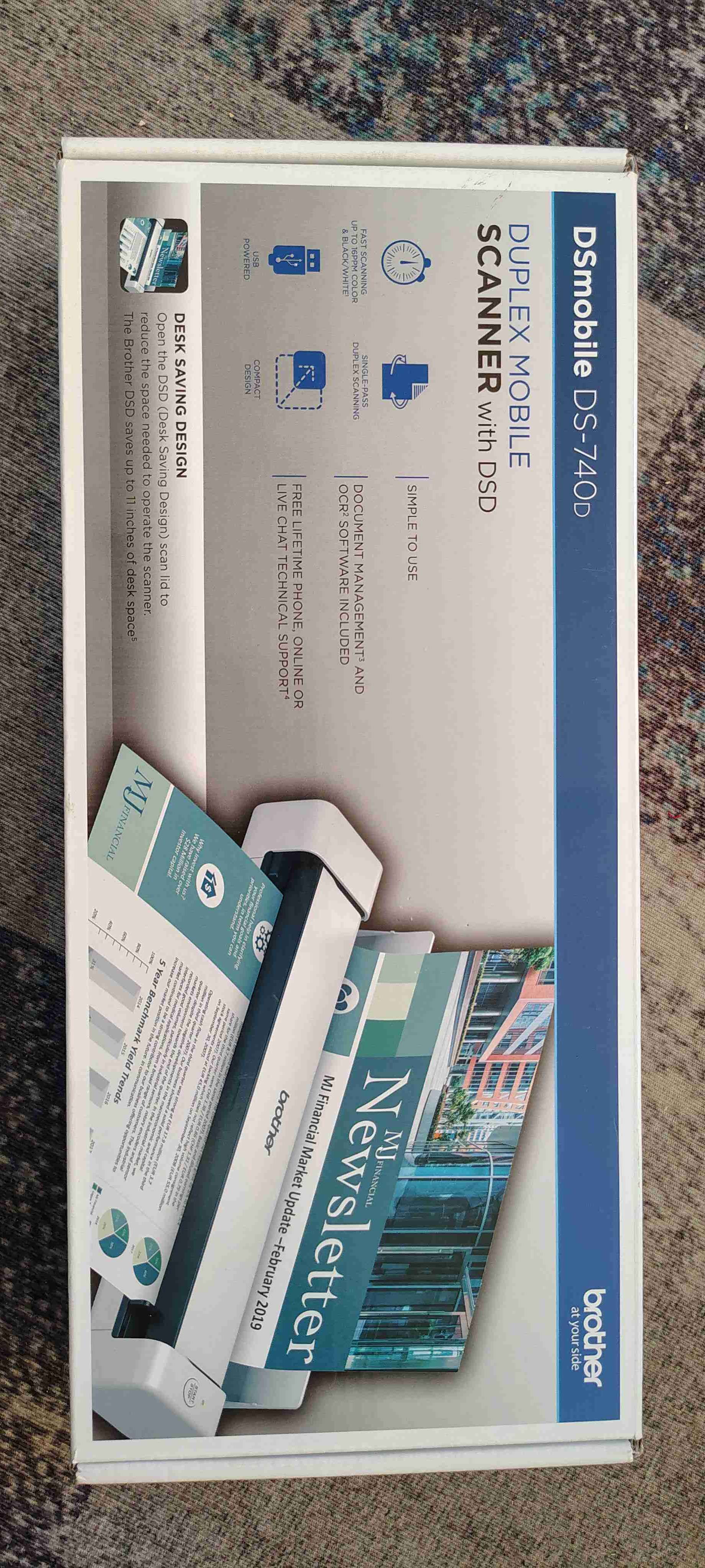 Escáner duplex Brother DS-740D - miniatura 2