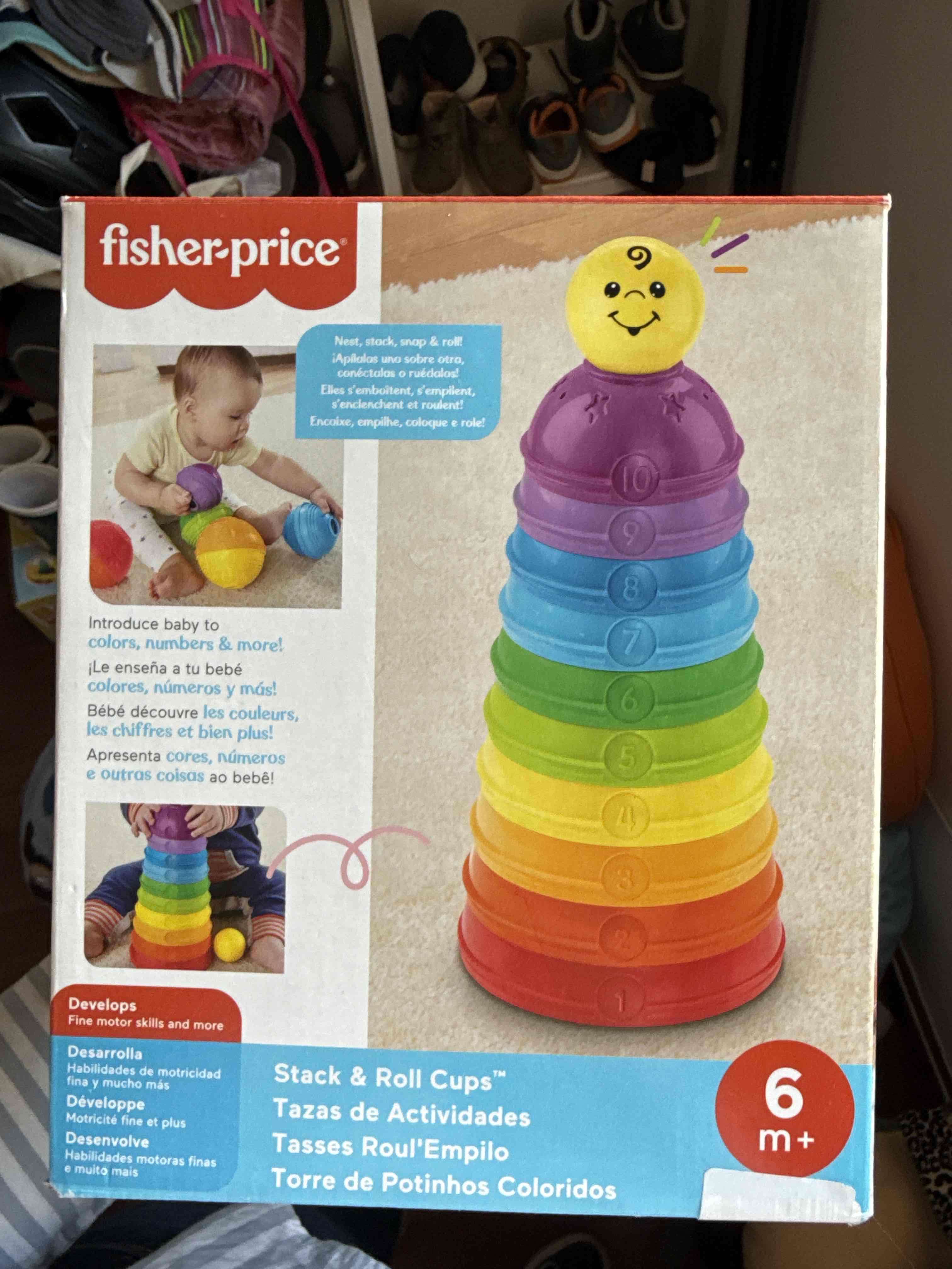 Juego de tazas apilables Fisher-Price