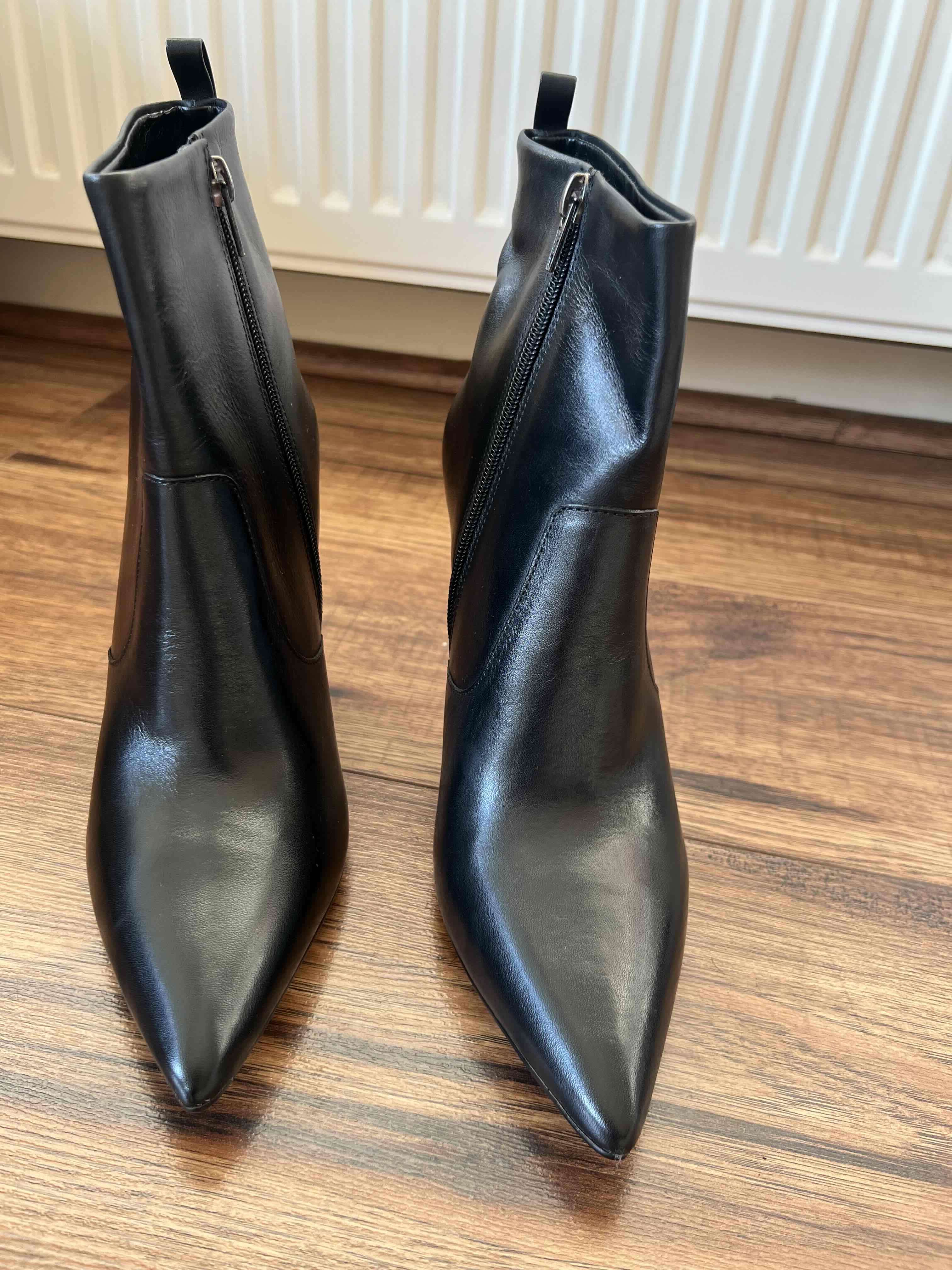 Botines de cuero negro - miniatura 3