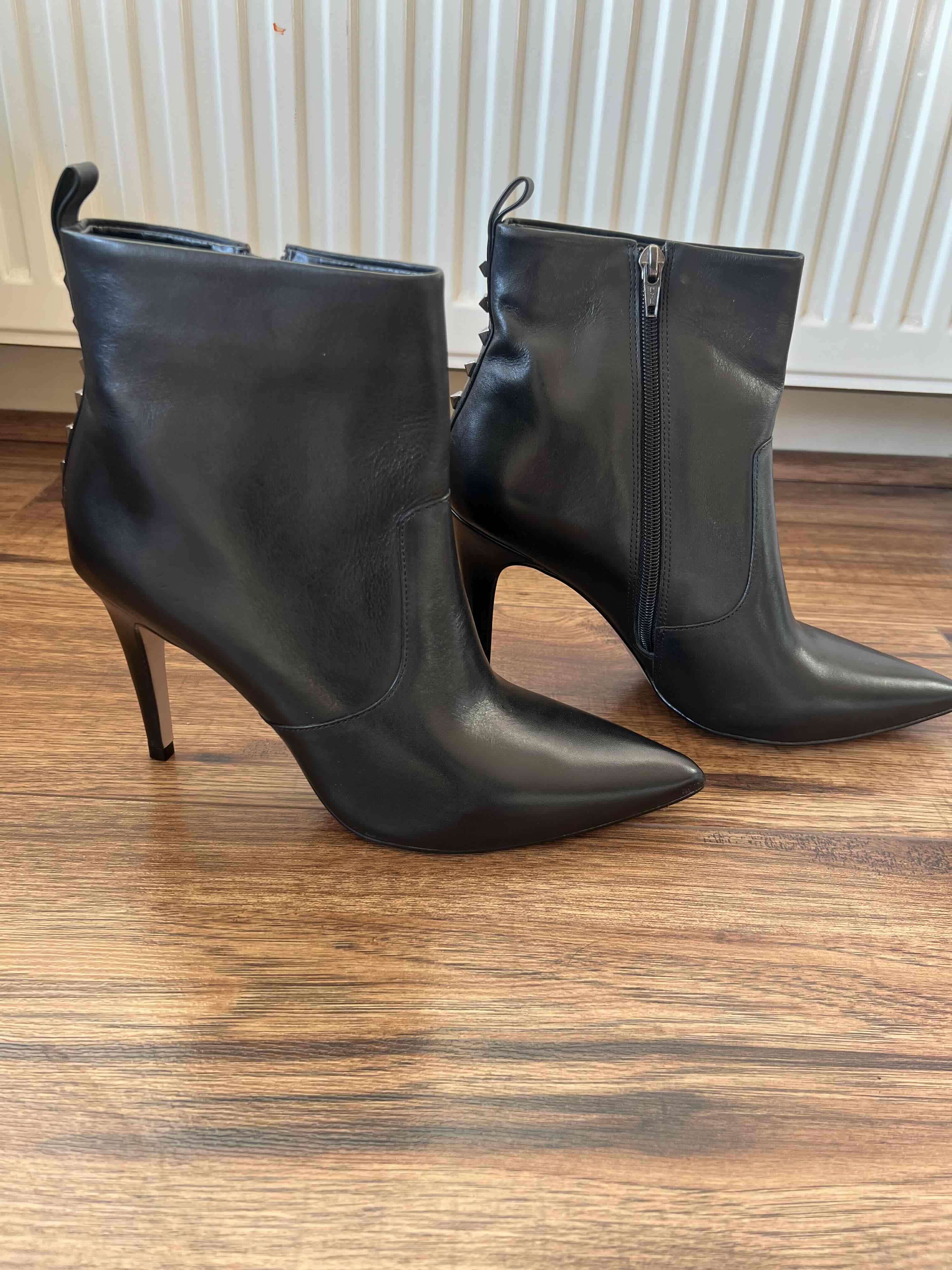 Botines de cuero negro - miniatura 4