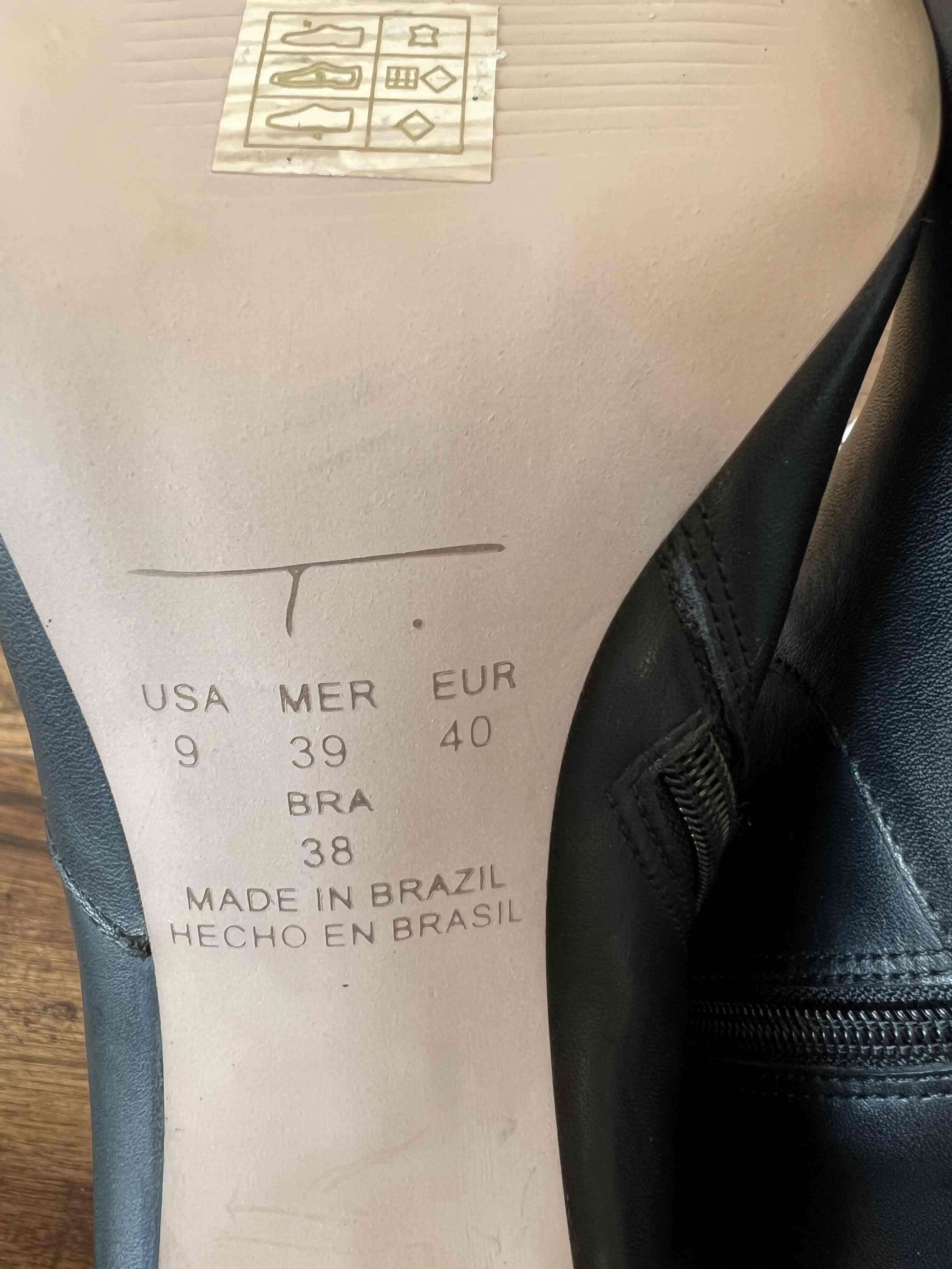 Botines de cuero negro - miniatura 5