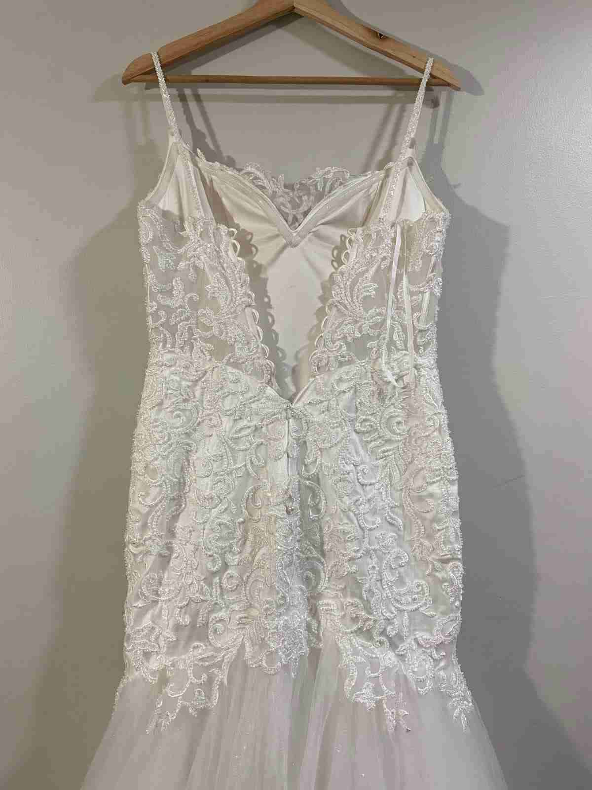 Vestido de novia blanco encaje - miniatura 3