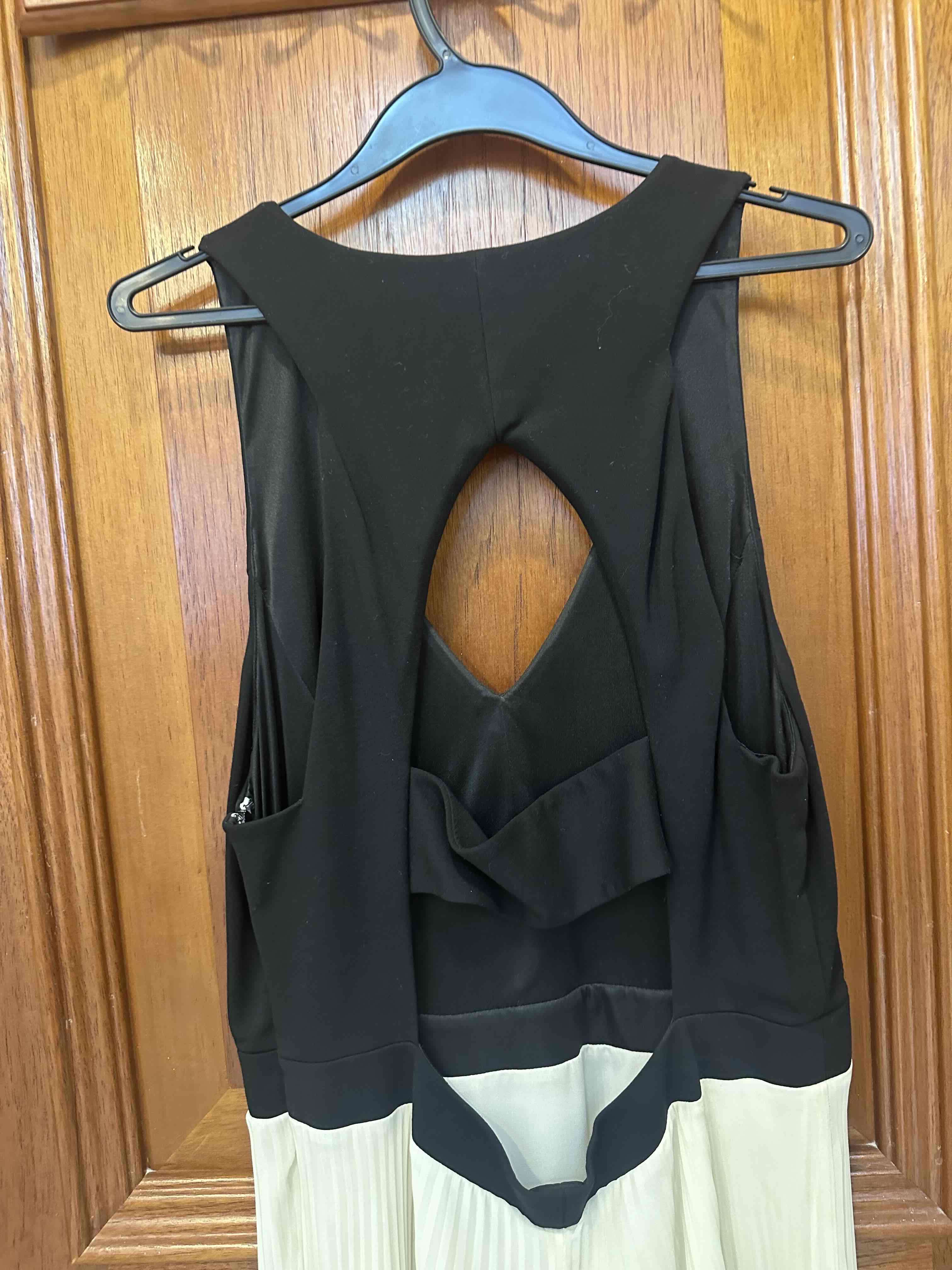 Vestido Laundry by Shelli Segal  blanco y negro - miniatura 4