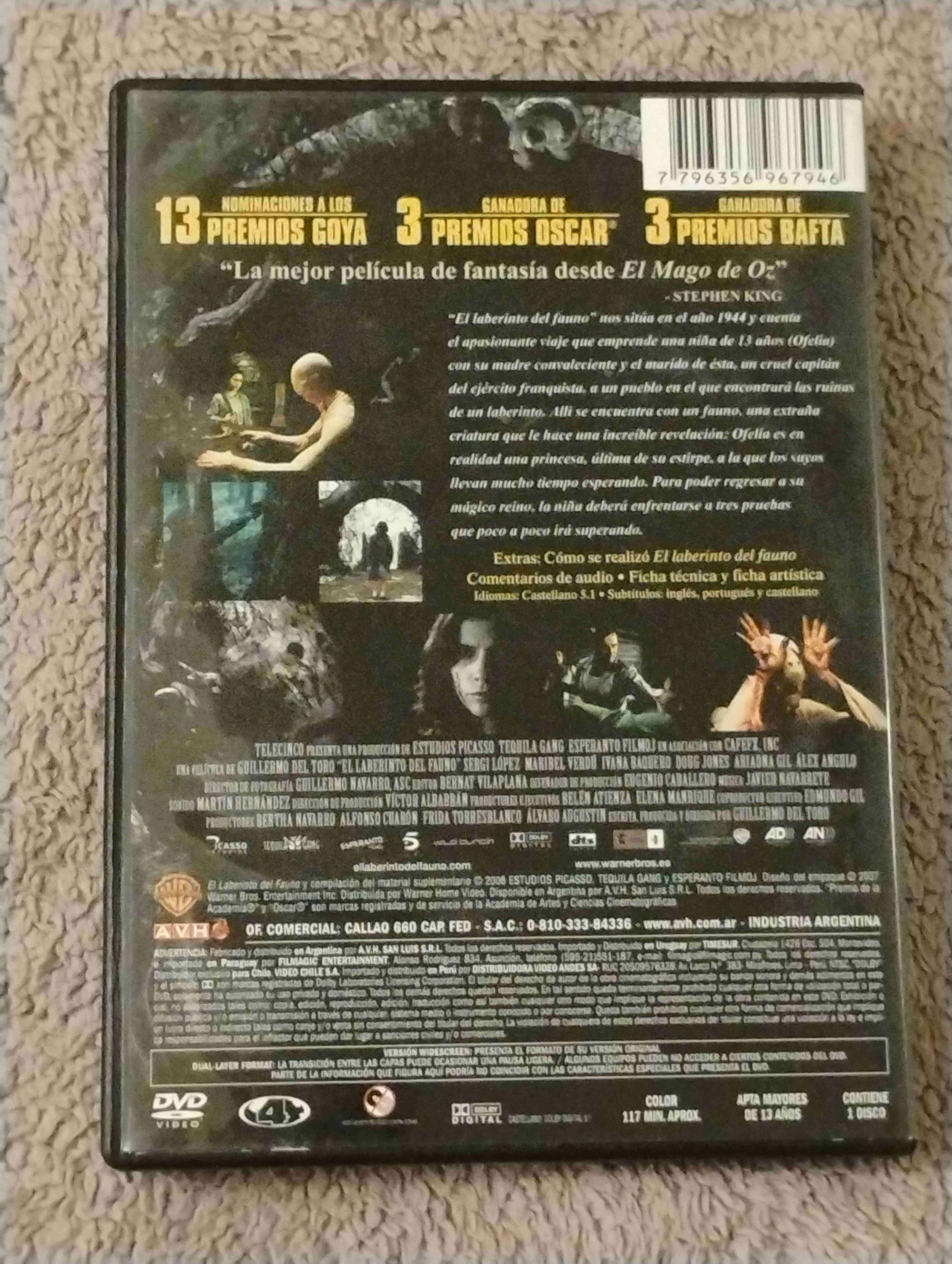 DVD El laberinto del fauno - miniatura 2