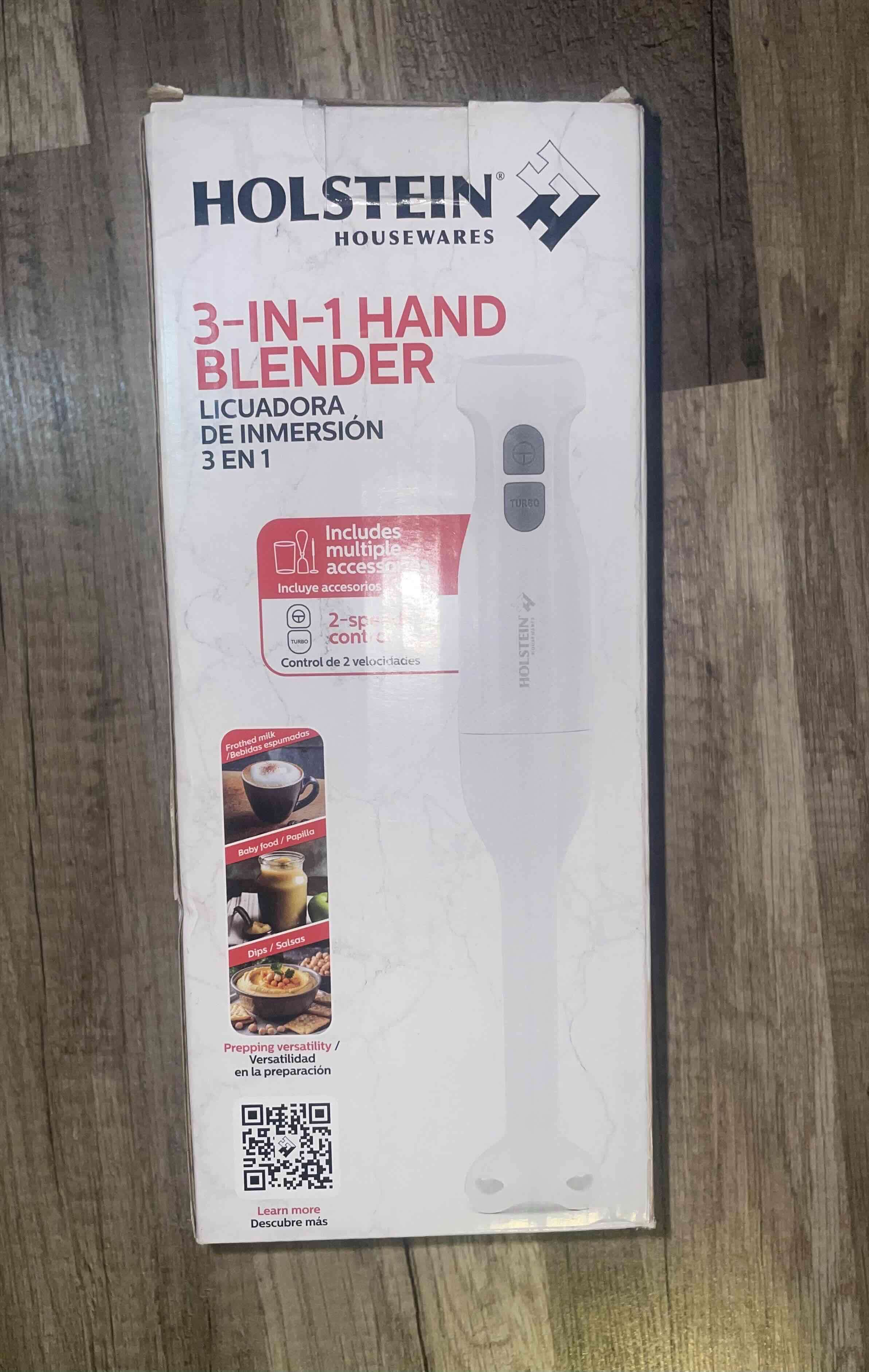 Licuadora de Inmersión Holstein 3 en 1