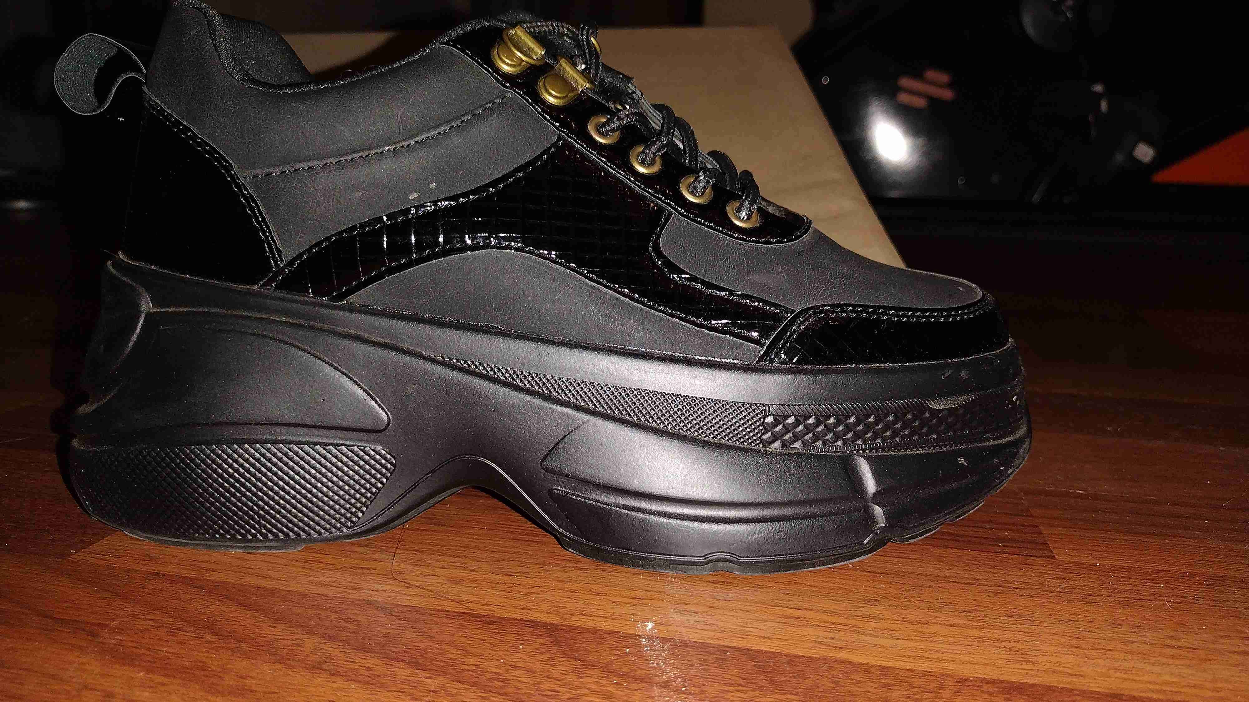 Zapatillas negras plataforma