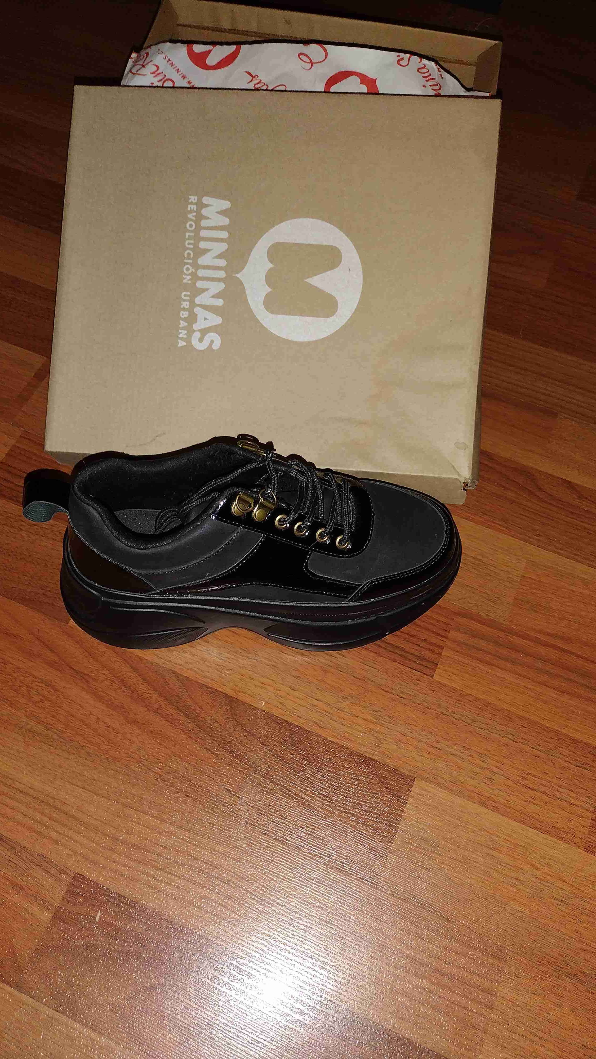 Zapatillas negras plataforma - miniatura 2