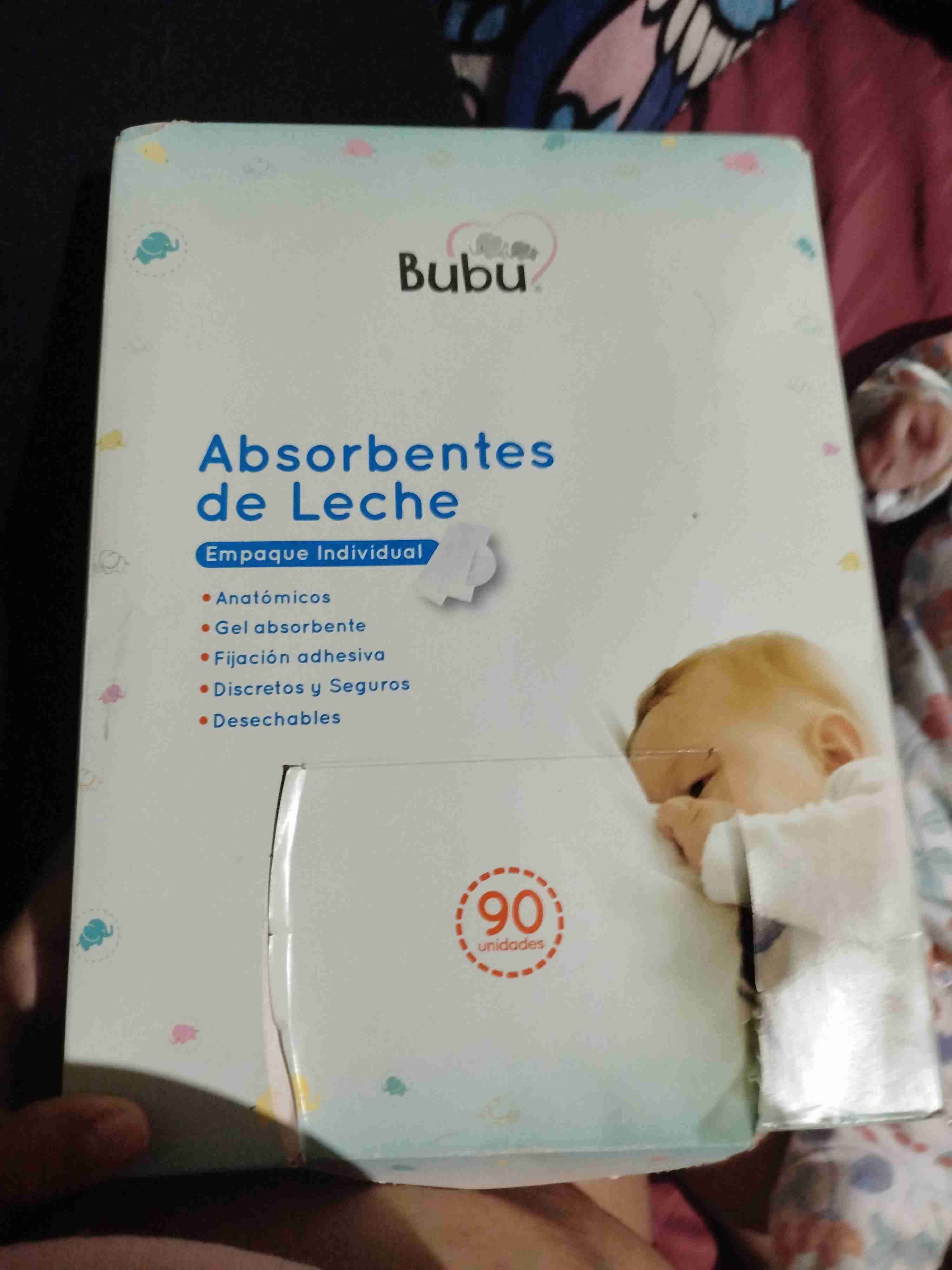 Absorbentes de leche Bubu 90 unidades