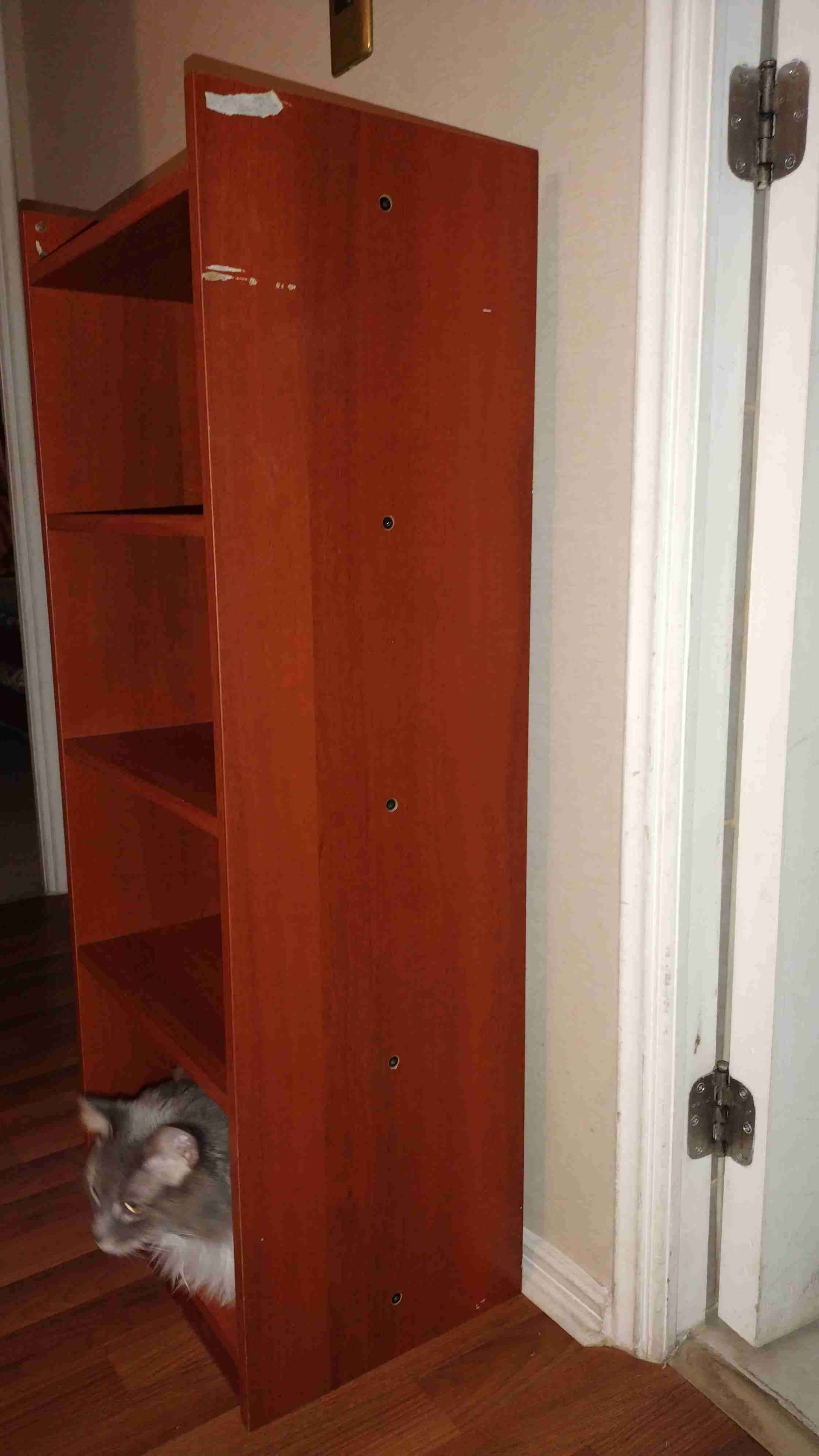 Estante de madera marrón - miniatura 2