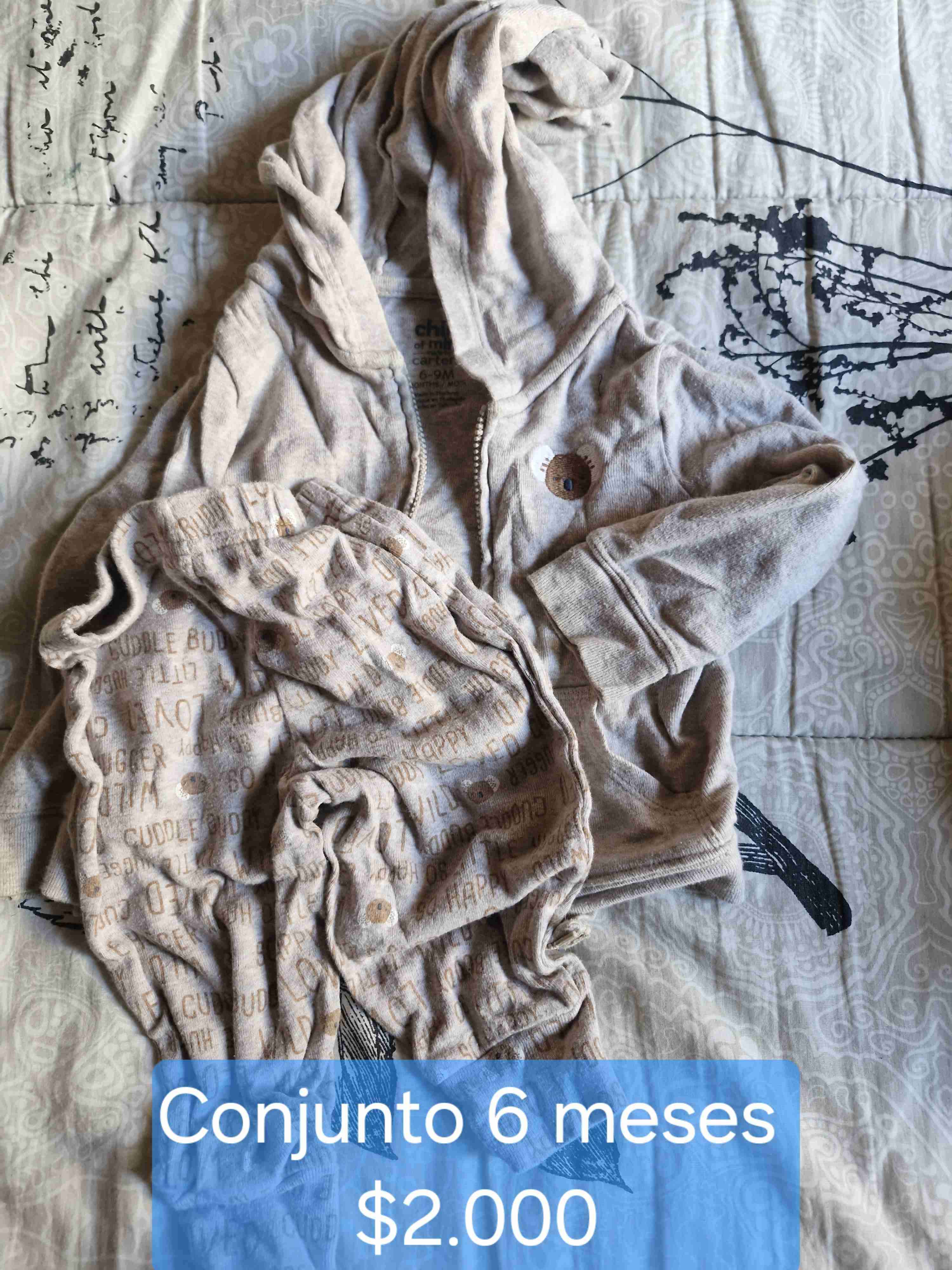 Conjunto para bebé 6 meses