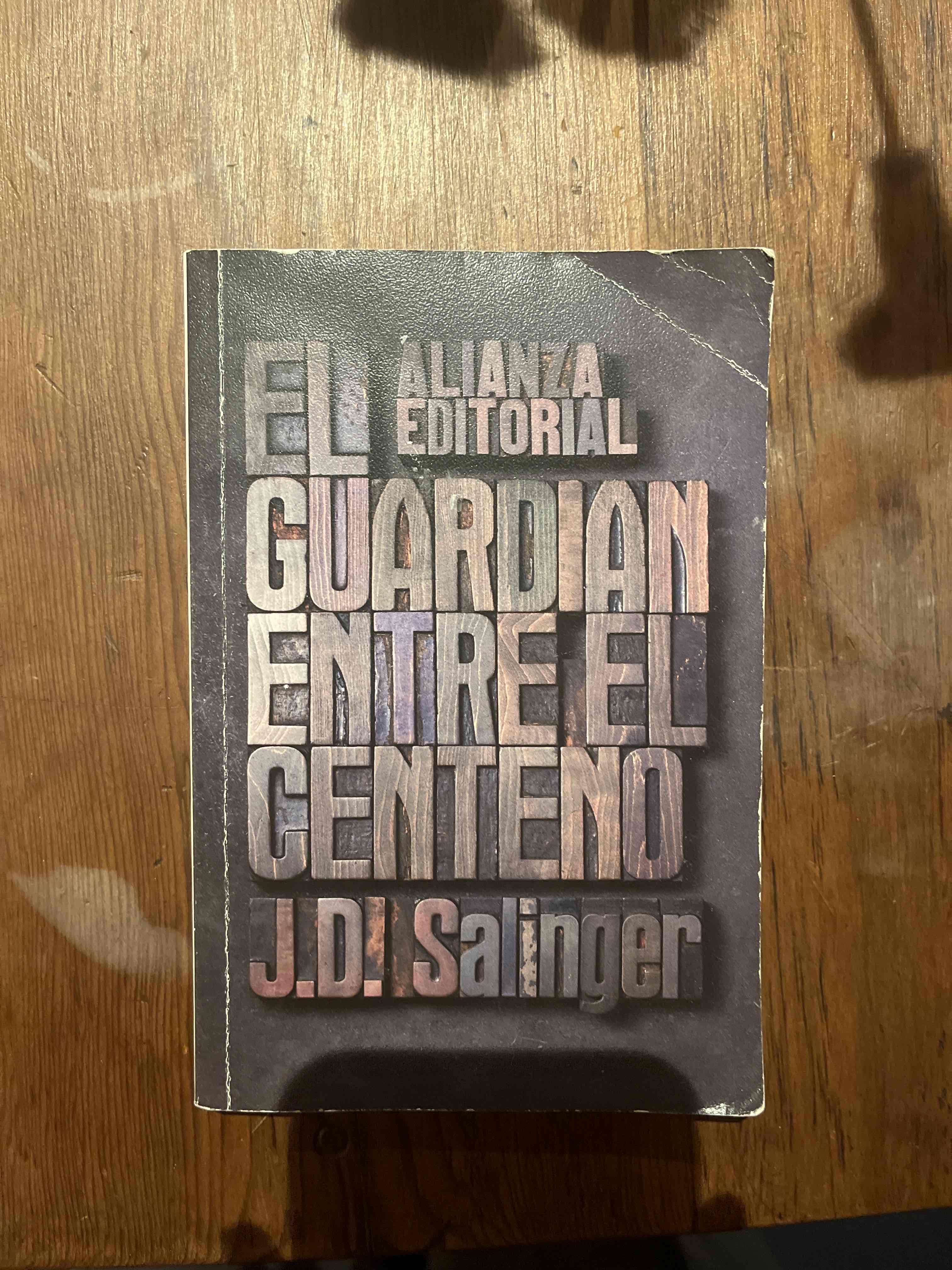 Libro 'El guardián entre el centeno'