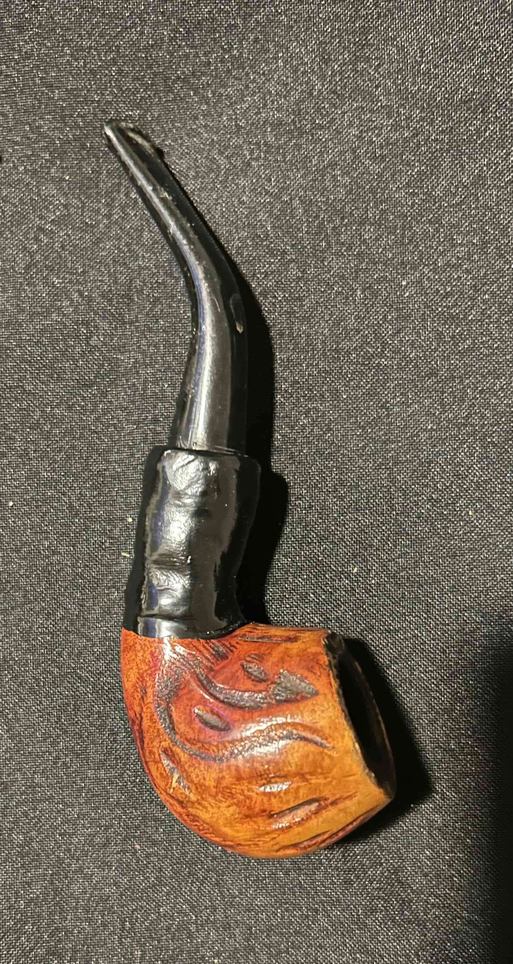 Colección de pipas vintage madera - miniatura 2