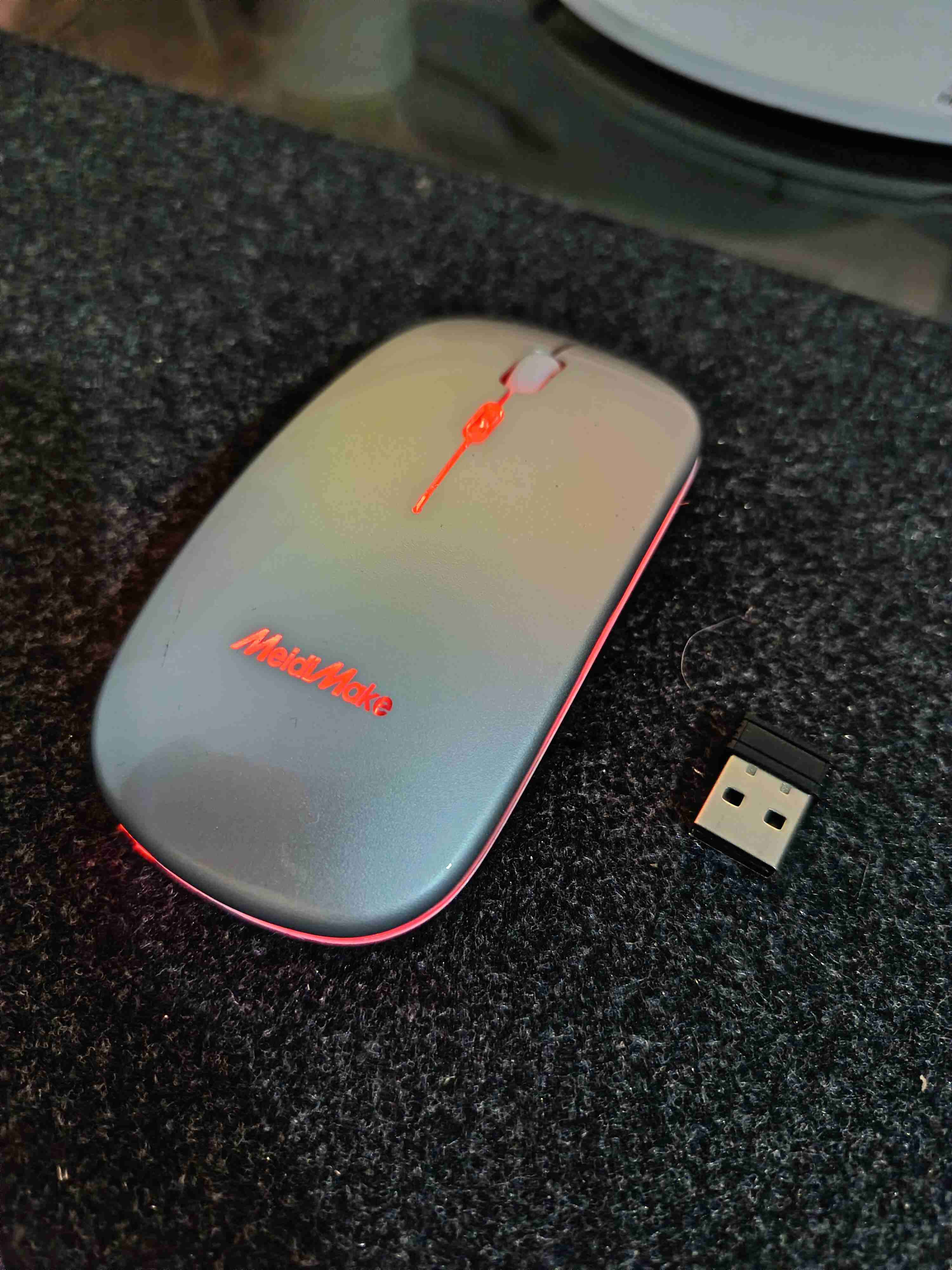 Mouse inalámbrico plateado MeidiMake - miniatura 4