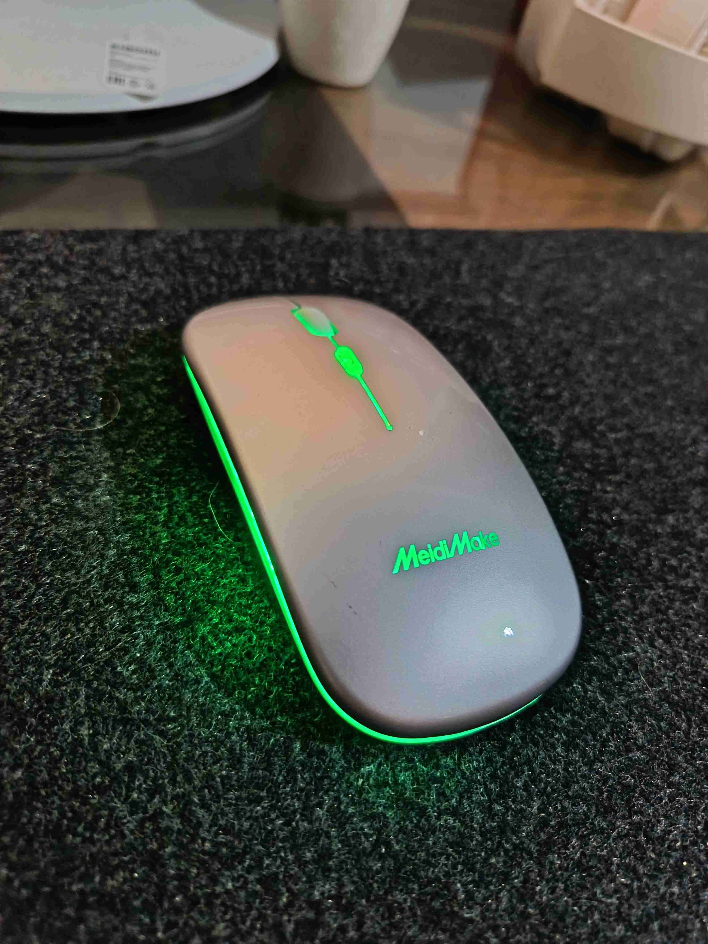 Mouse inalámbrico plateado MeidiMake - miniatura 5