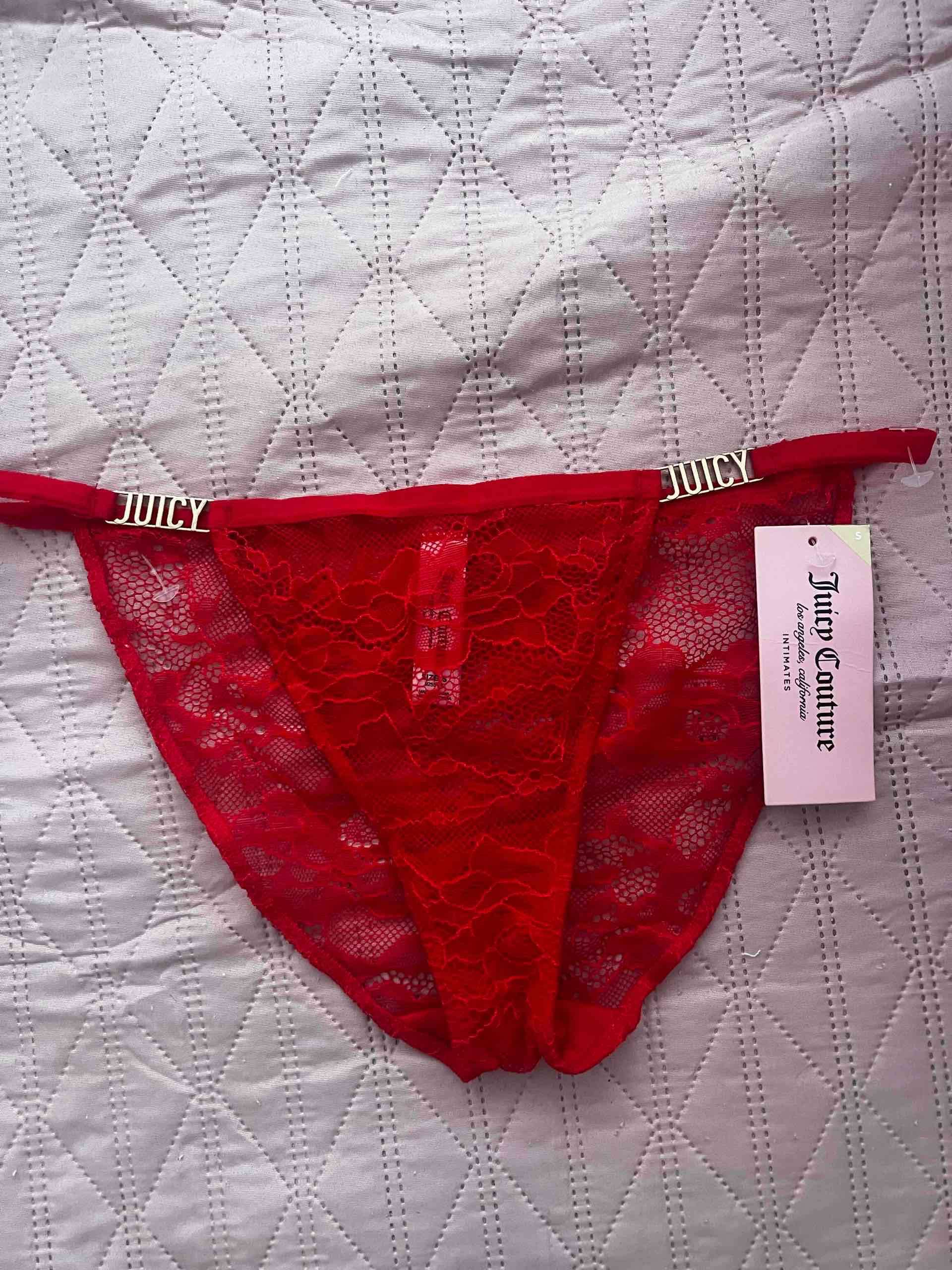 Colaless encaje rojo Juicy Couture