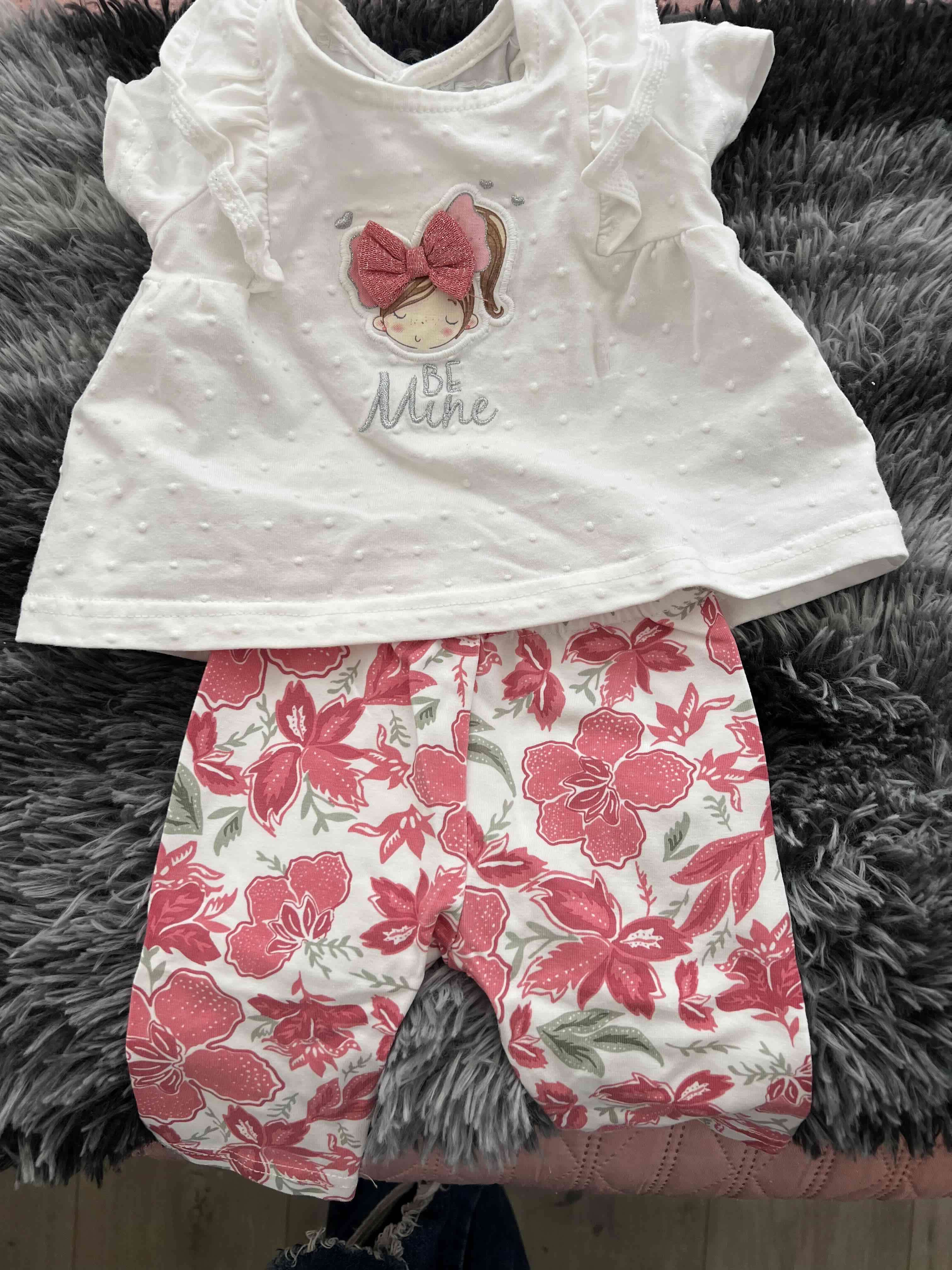 Conjunto bebé estampado floral