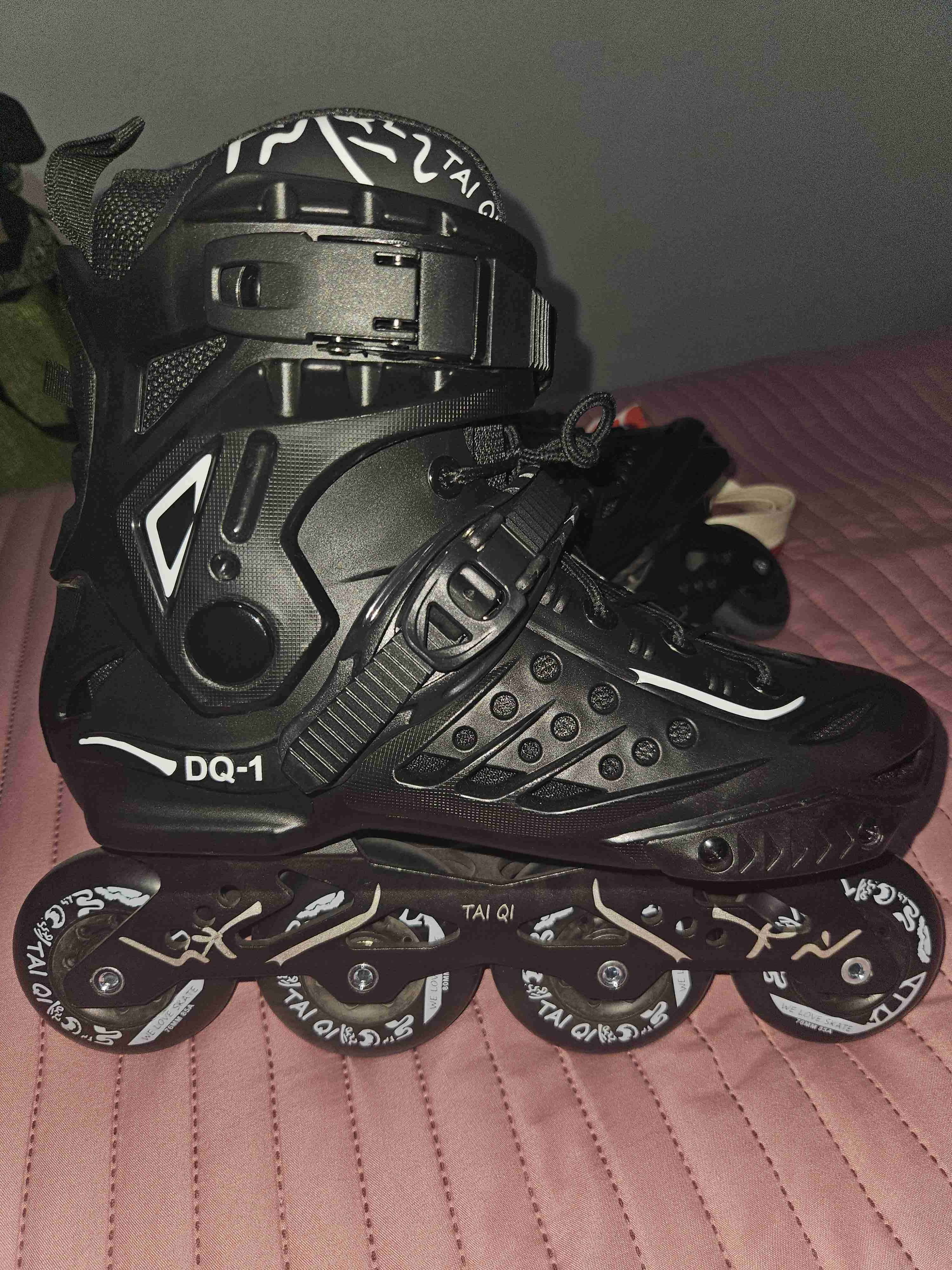 Patines rollers negros - miniatura 5