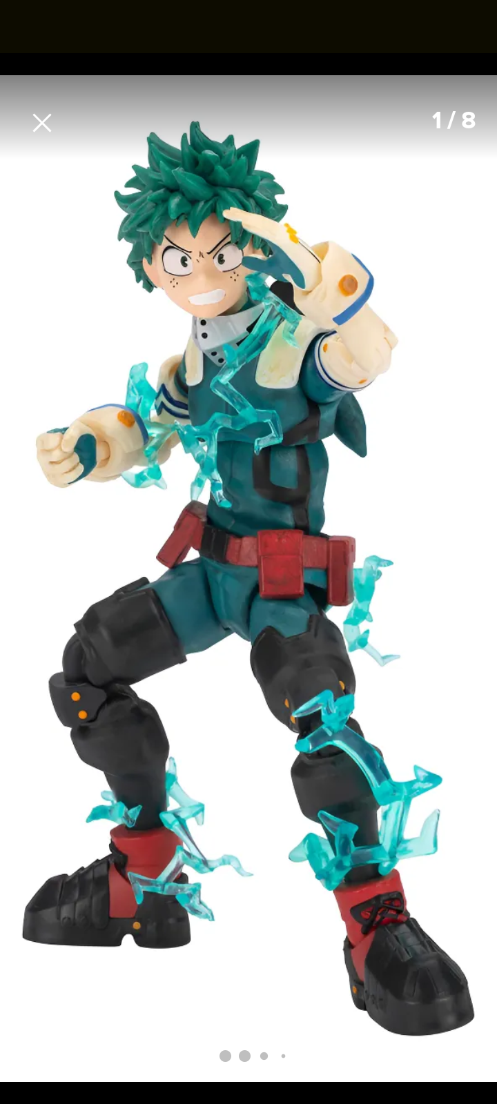 Figura articulada Izuku Midoriya My Hero Academia - miniatura 4