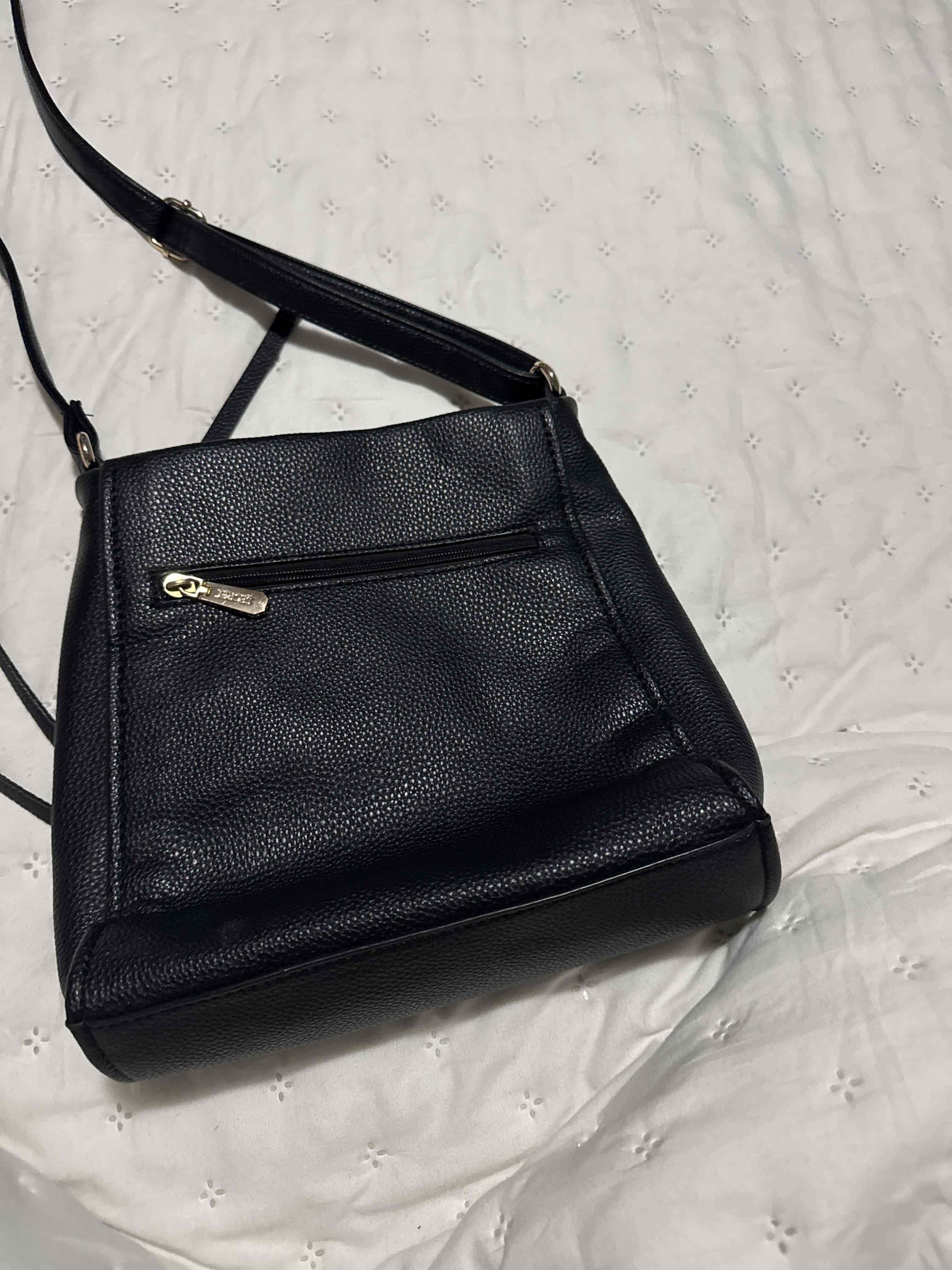 Bolso negro con correas ajustables - miniatura 2