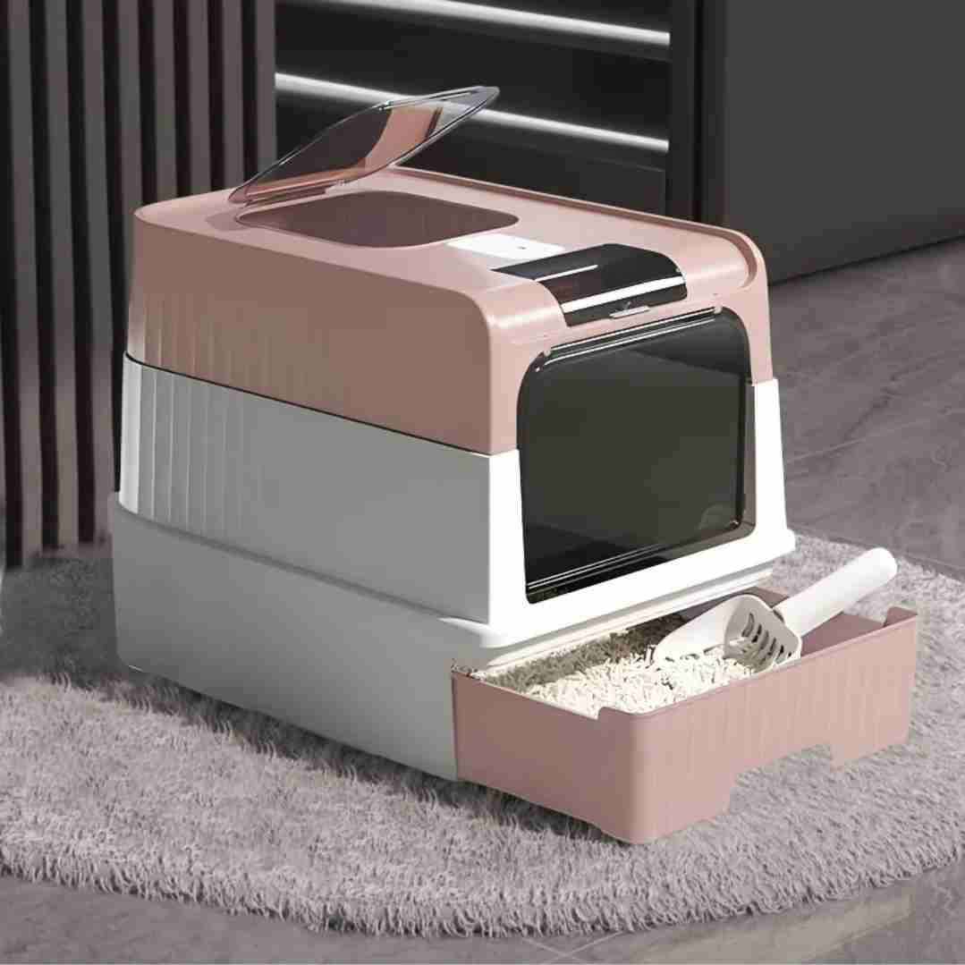 Caja de arena para gatos