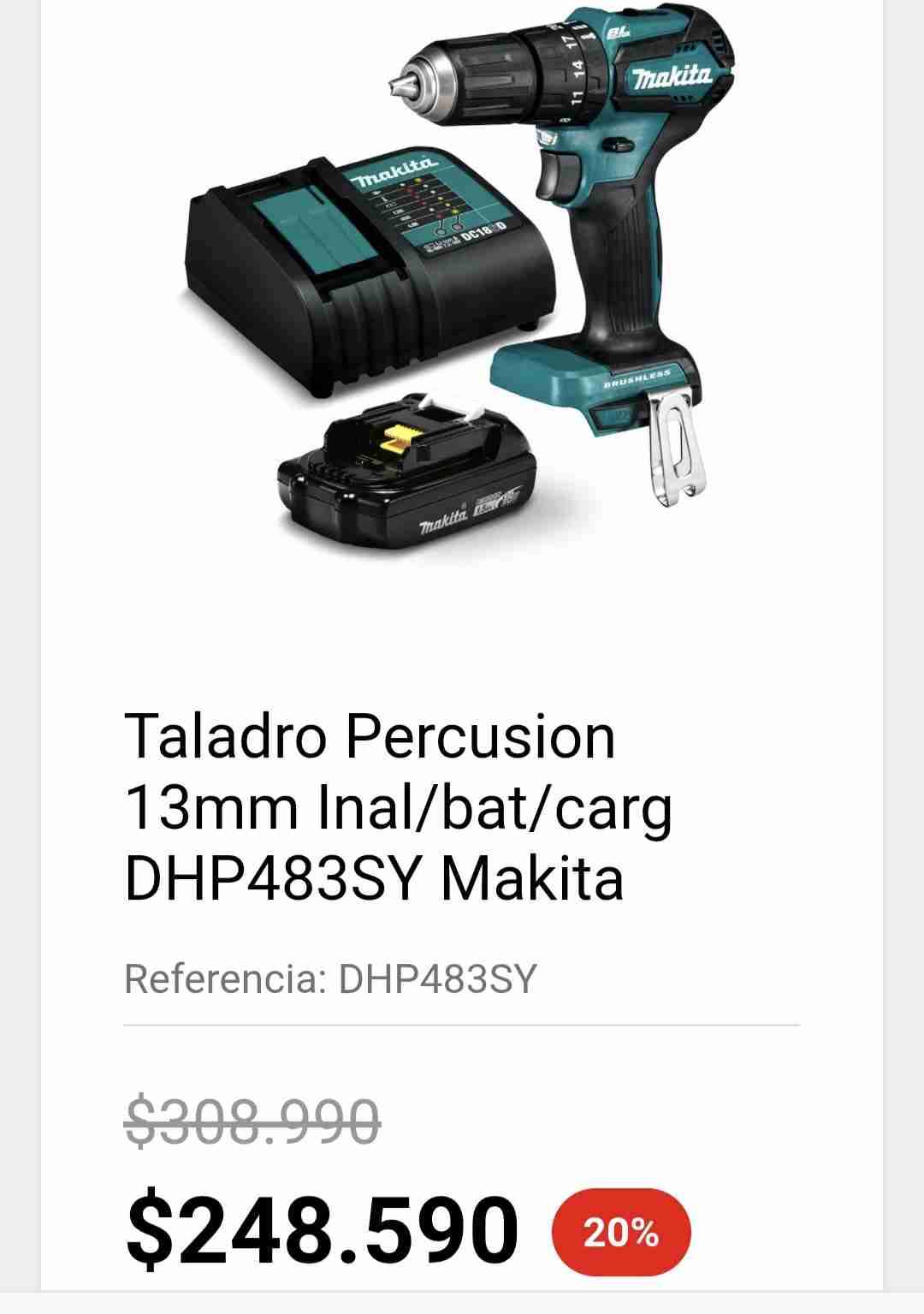 Taladro inalámbrico Makita brushless - miniatura 5
