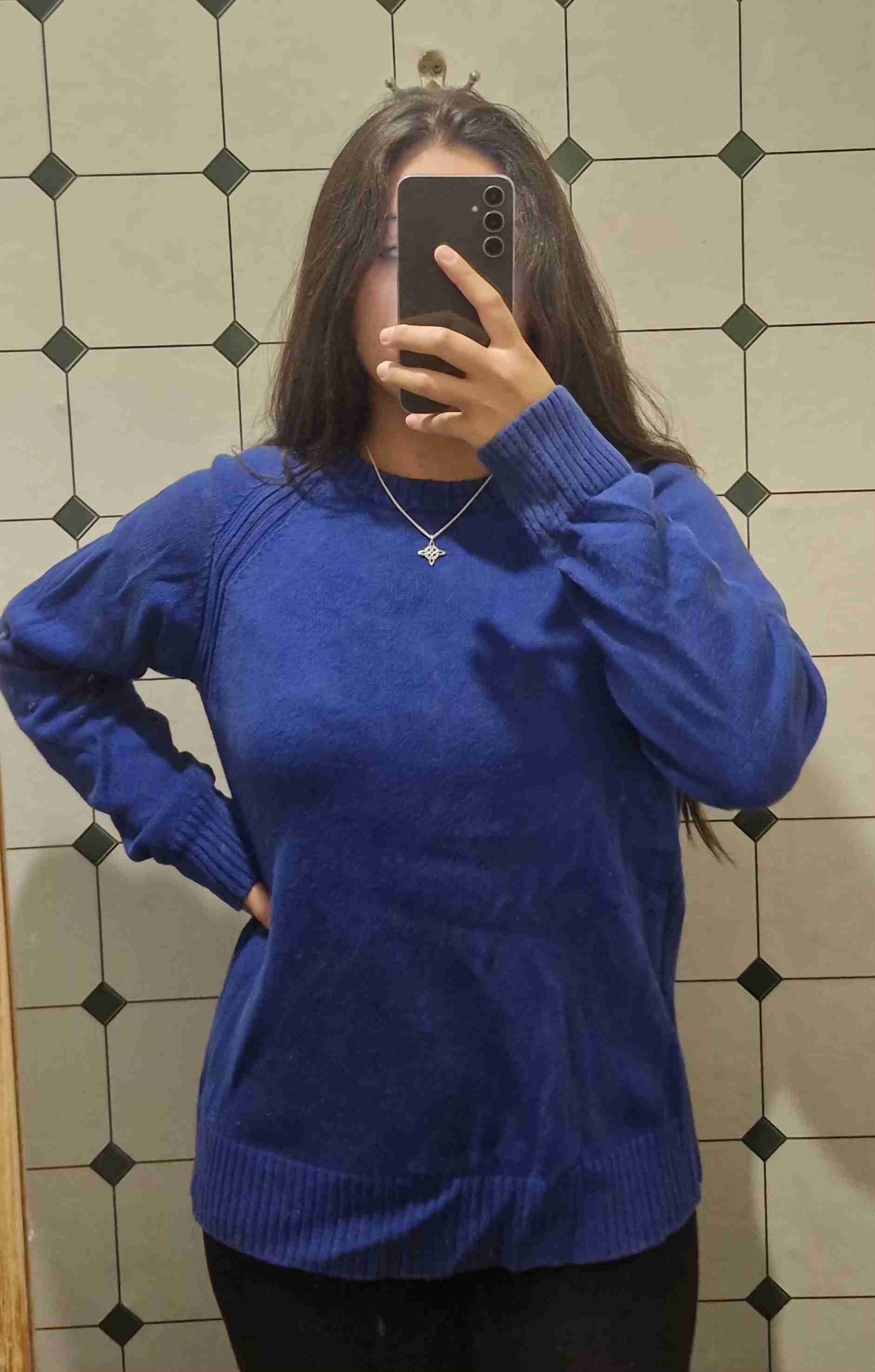 Suéter azul Jeanne Pierre - miniatura 4