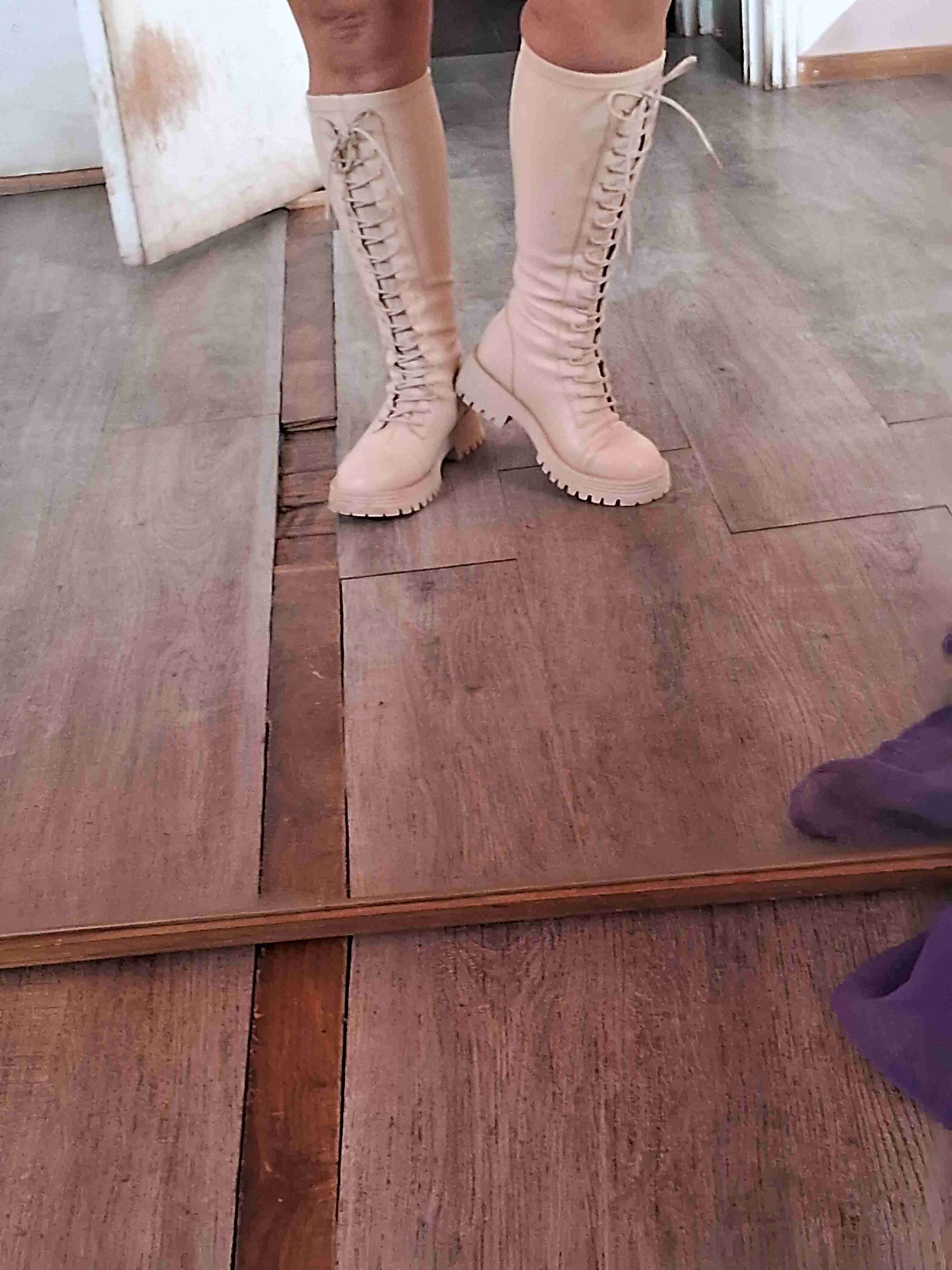 Botas altas  blanco invierno - miniatura 3