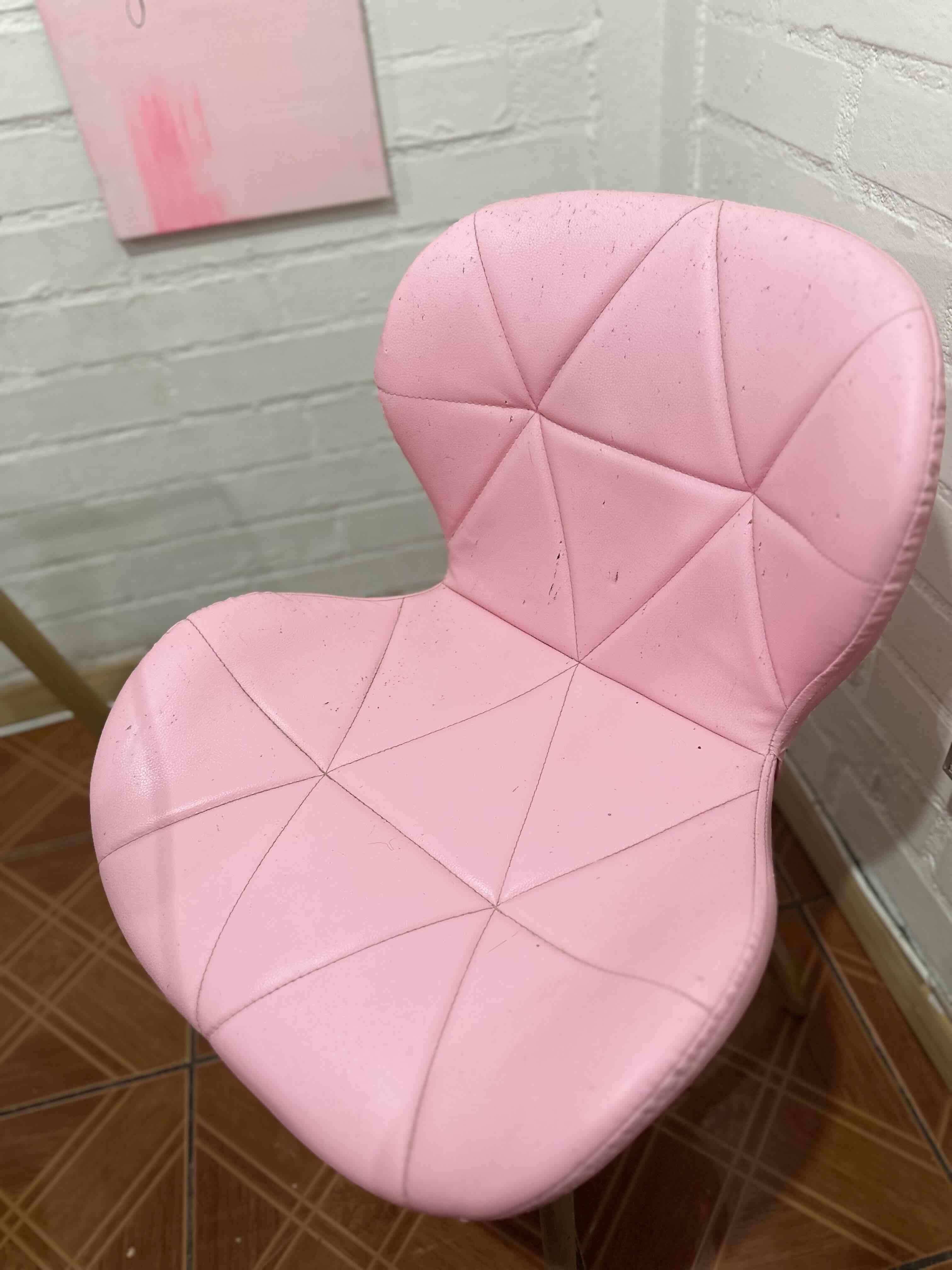 Comedor + 4 Sillas Mariposa Eames rosadas - miniatura 4