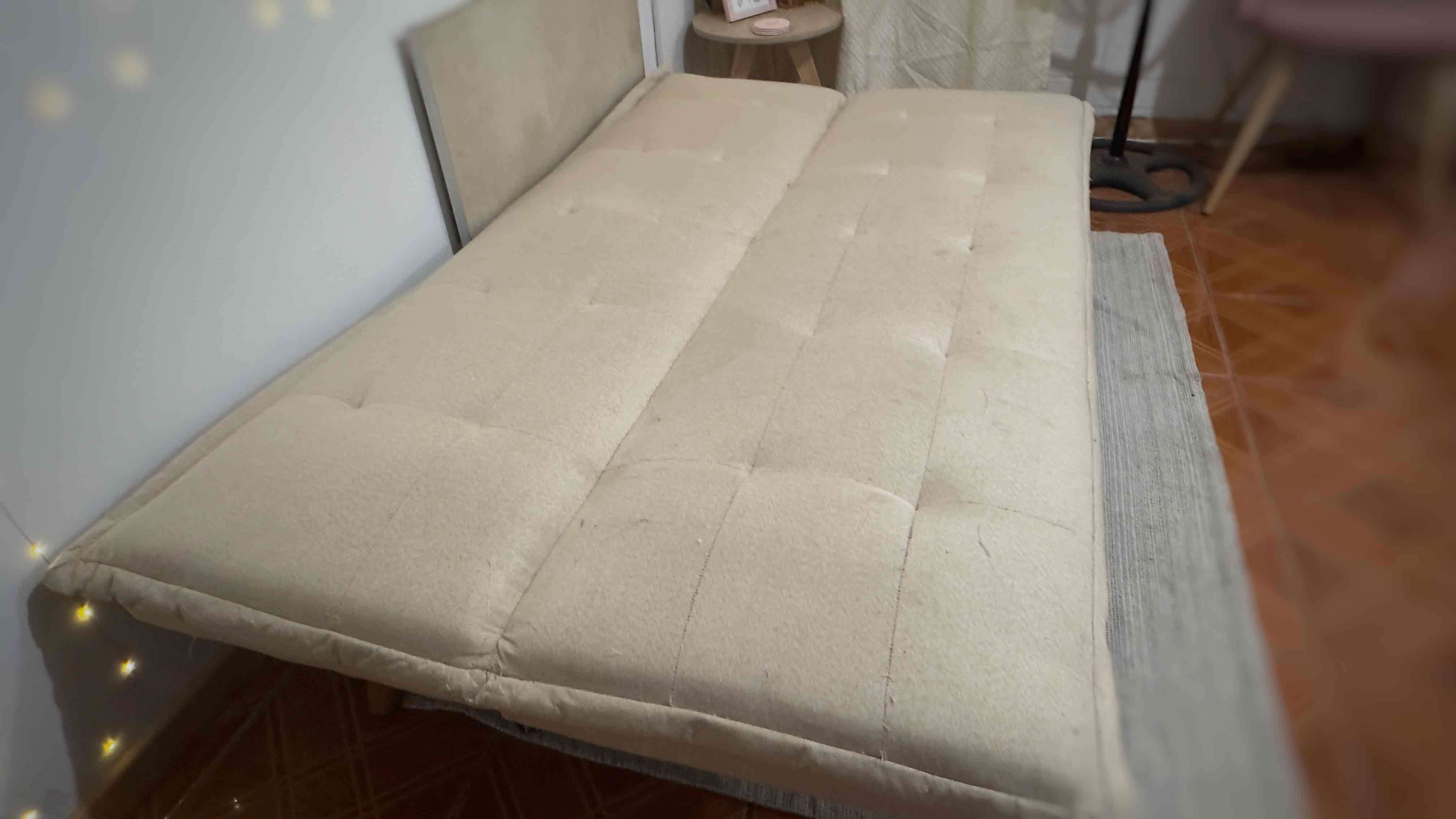 Sofá cama beige FUTON TUNES 172X96X77 - miniatura 6