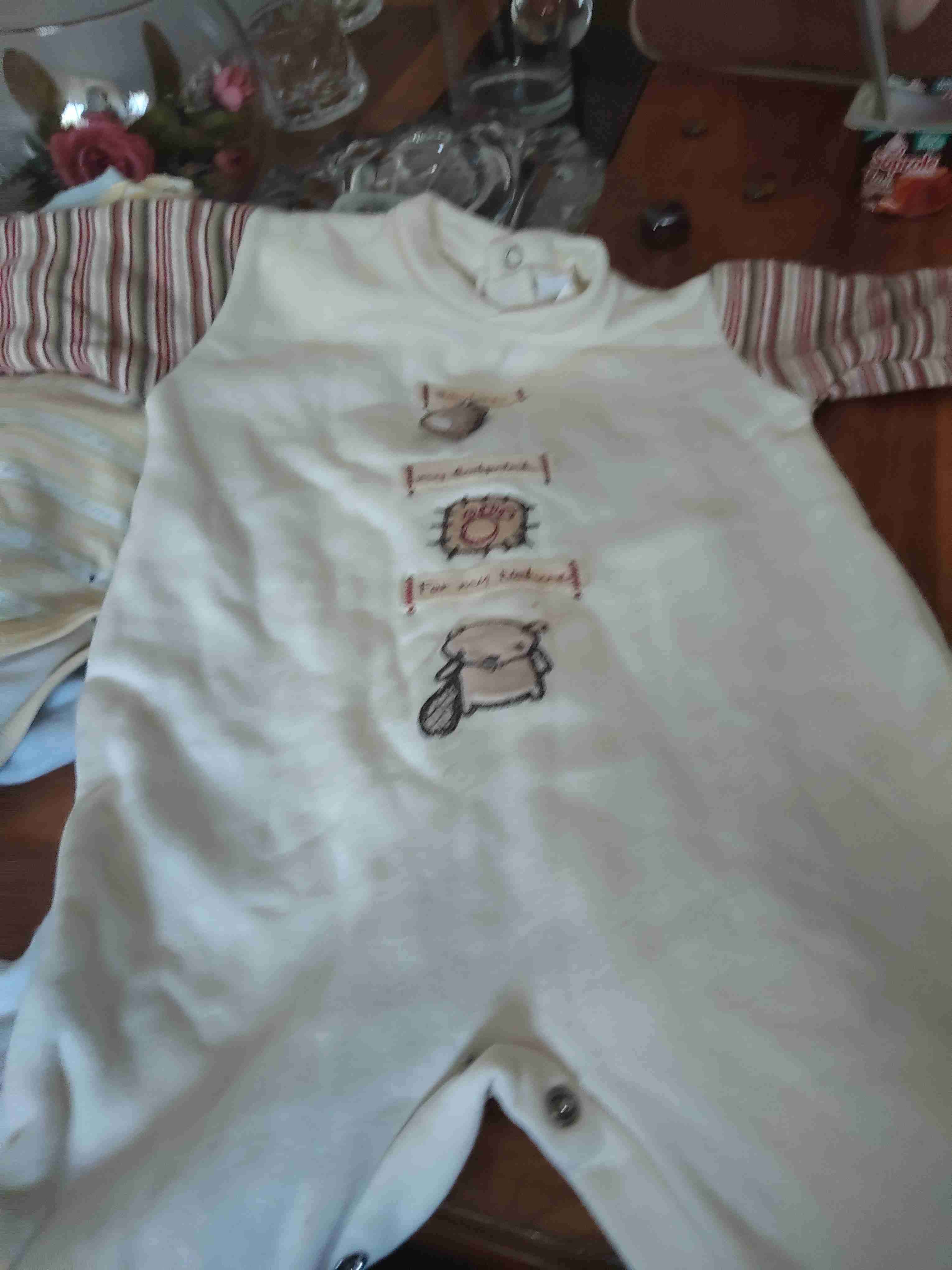 Pijamas de bebé con estampado - miniatura 4