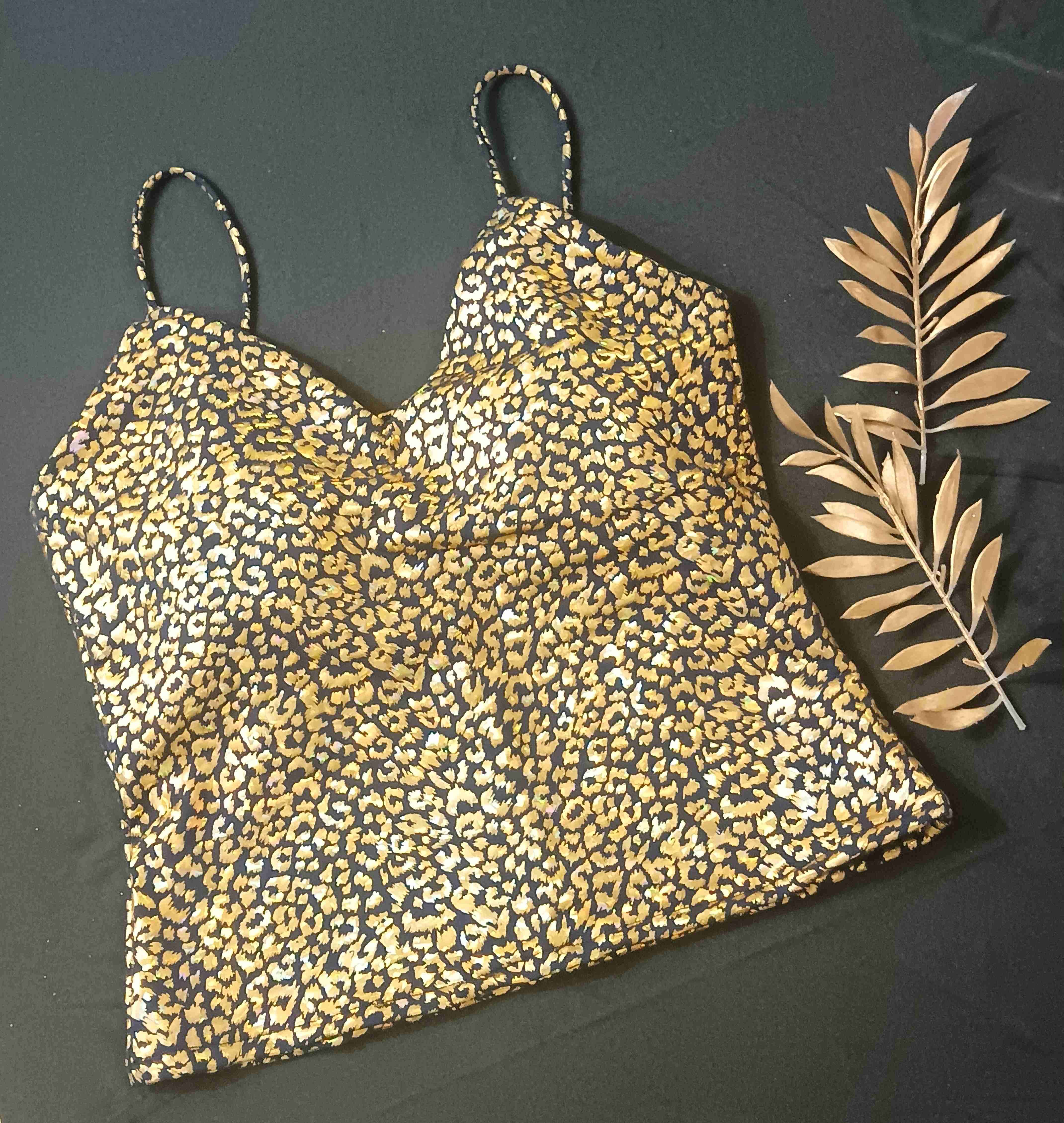 Top estampado leopardo
