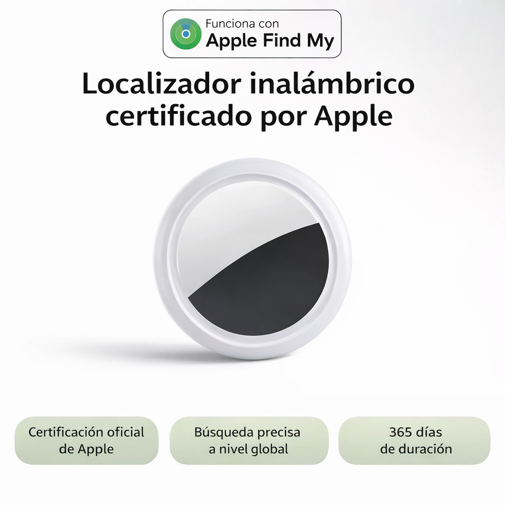 Localizador inalámbrico certificado Apple