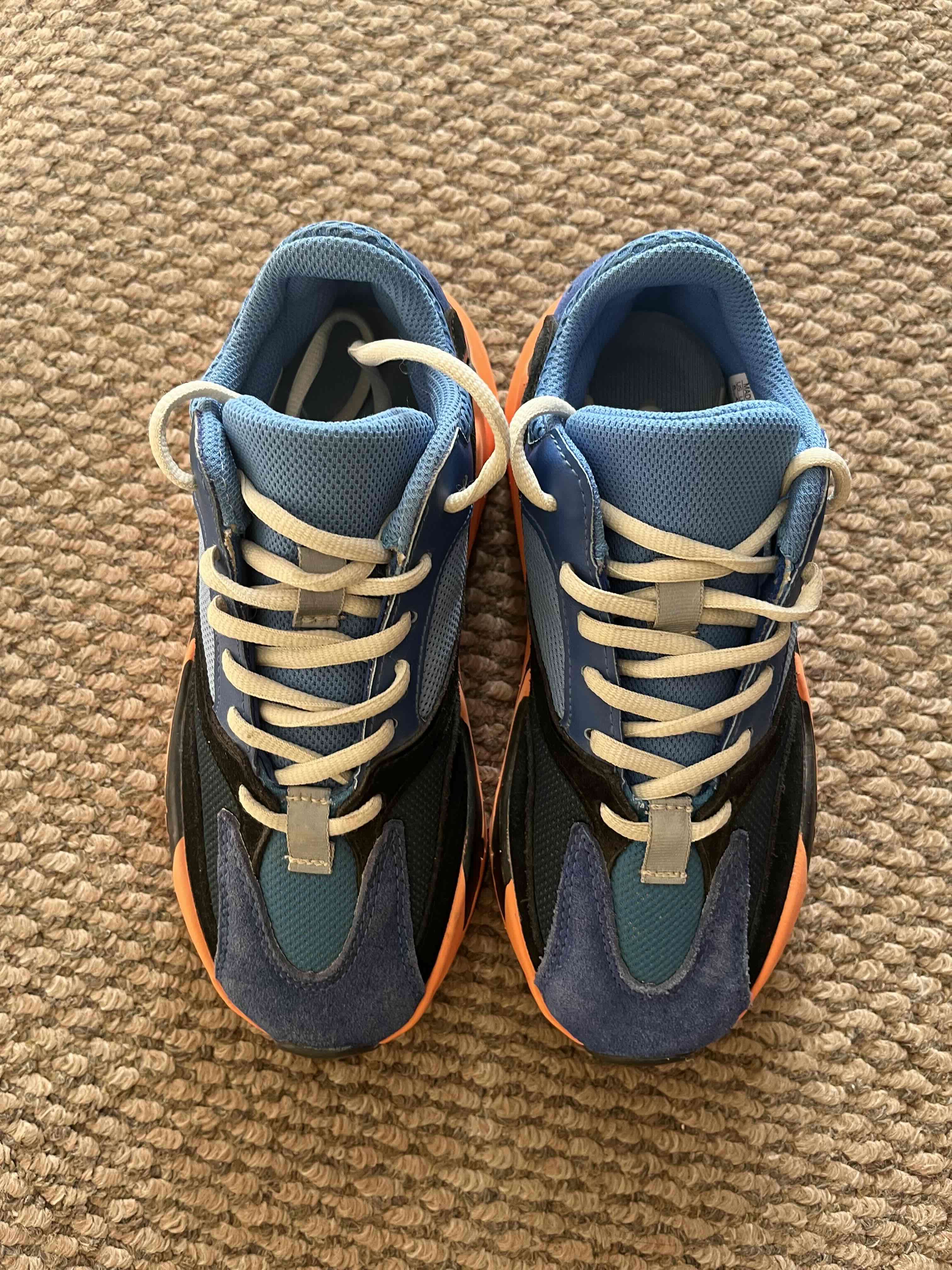 Zapatillas deportivas azul y naranja - miniatura 3