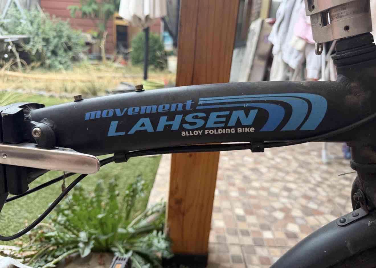 Bicicleta plegable Lahsen negra - miniatura 3