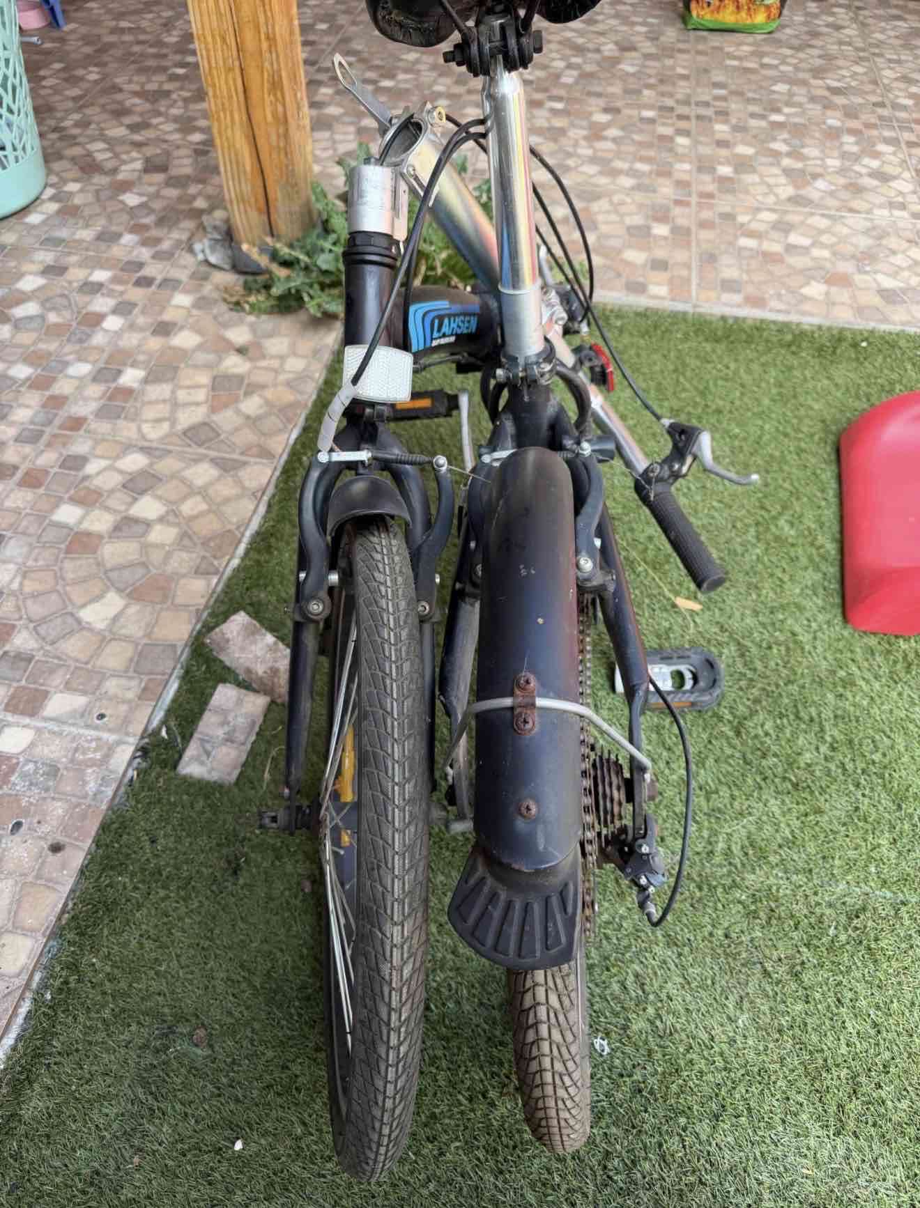 Bicicleta plegable Lahsen negra - miniatura 5