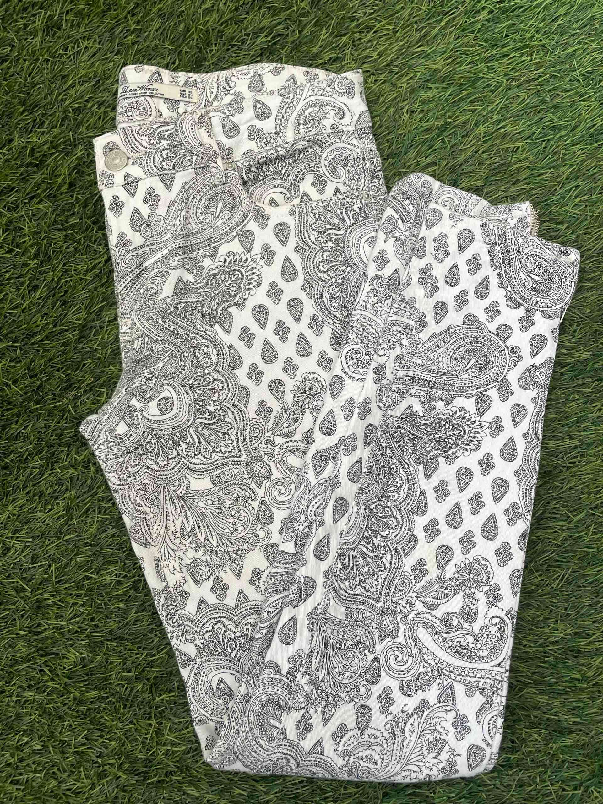 Jeans Zara estampados paisley - miniatura 2