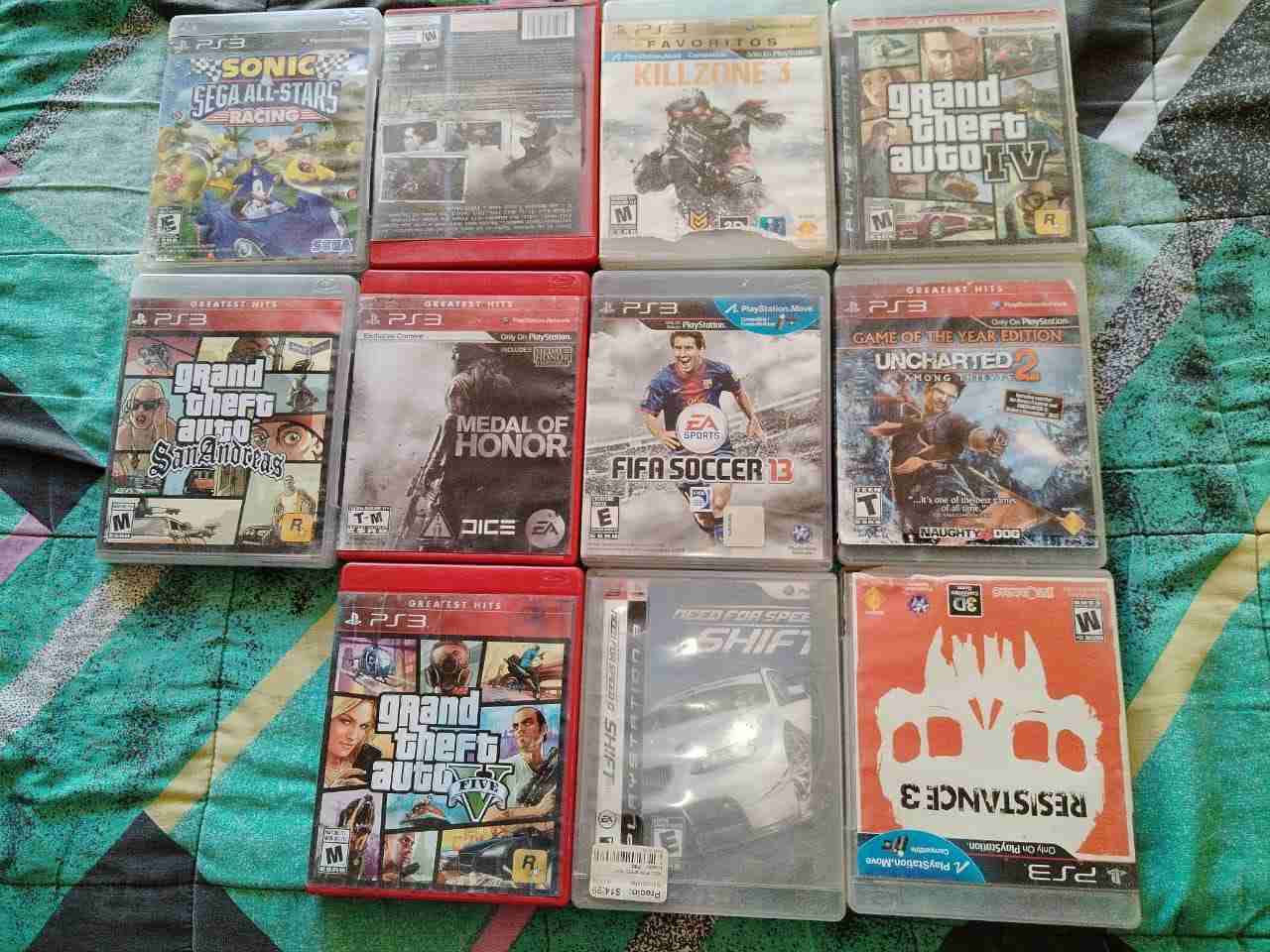 PS3 con mando y juegos - miniatura 2