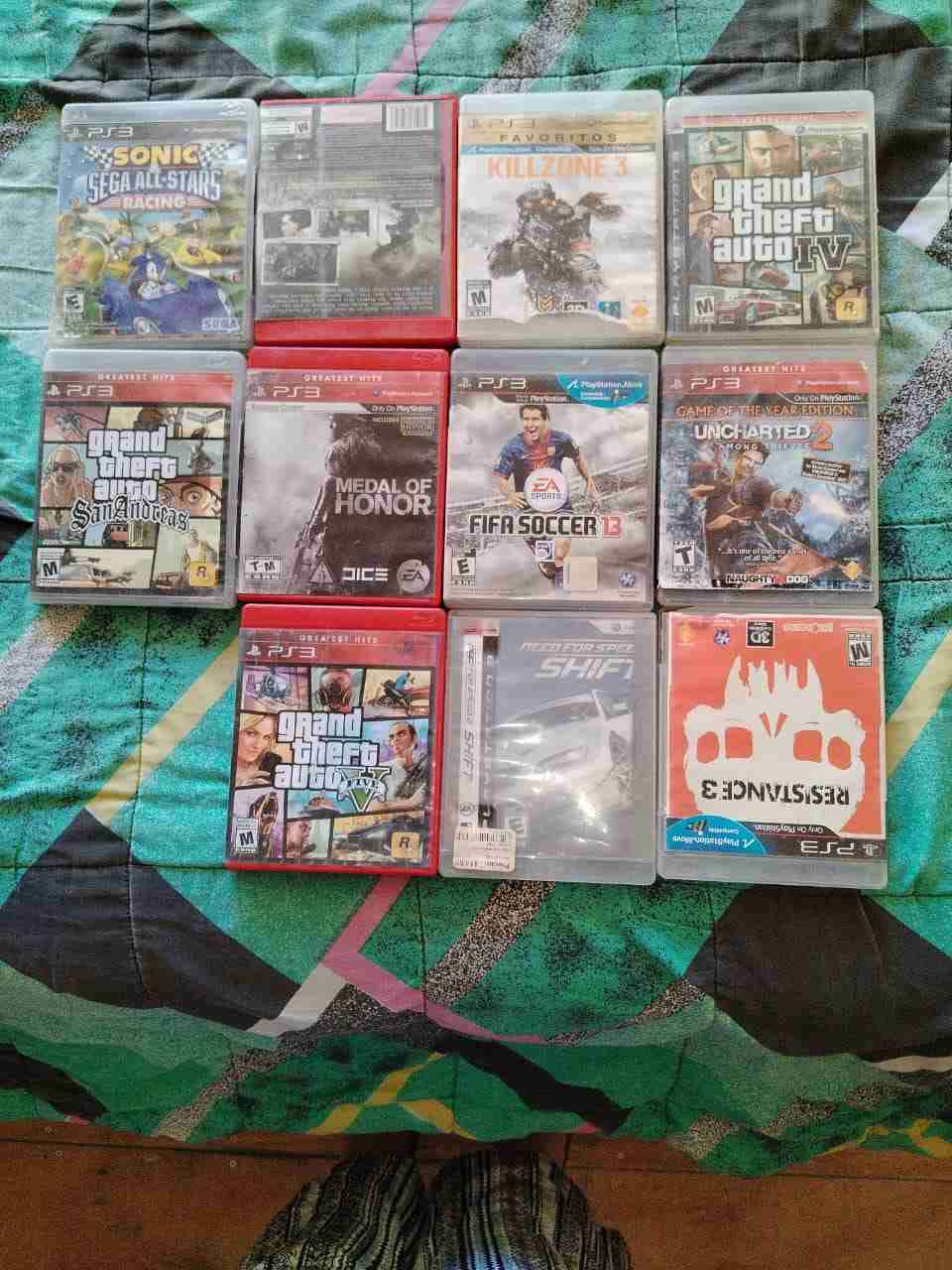 PS3 con mando y juegos - miniatura 3