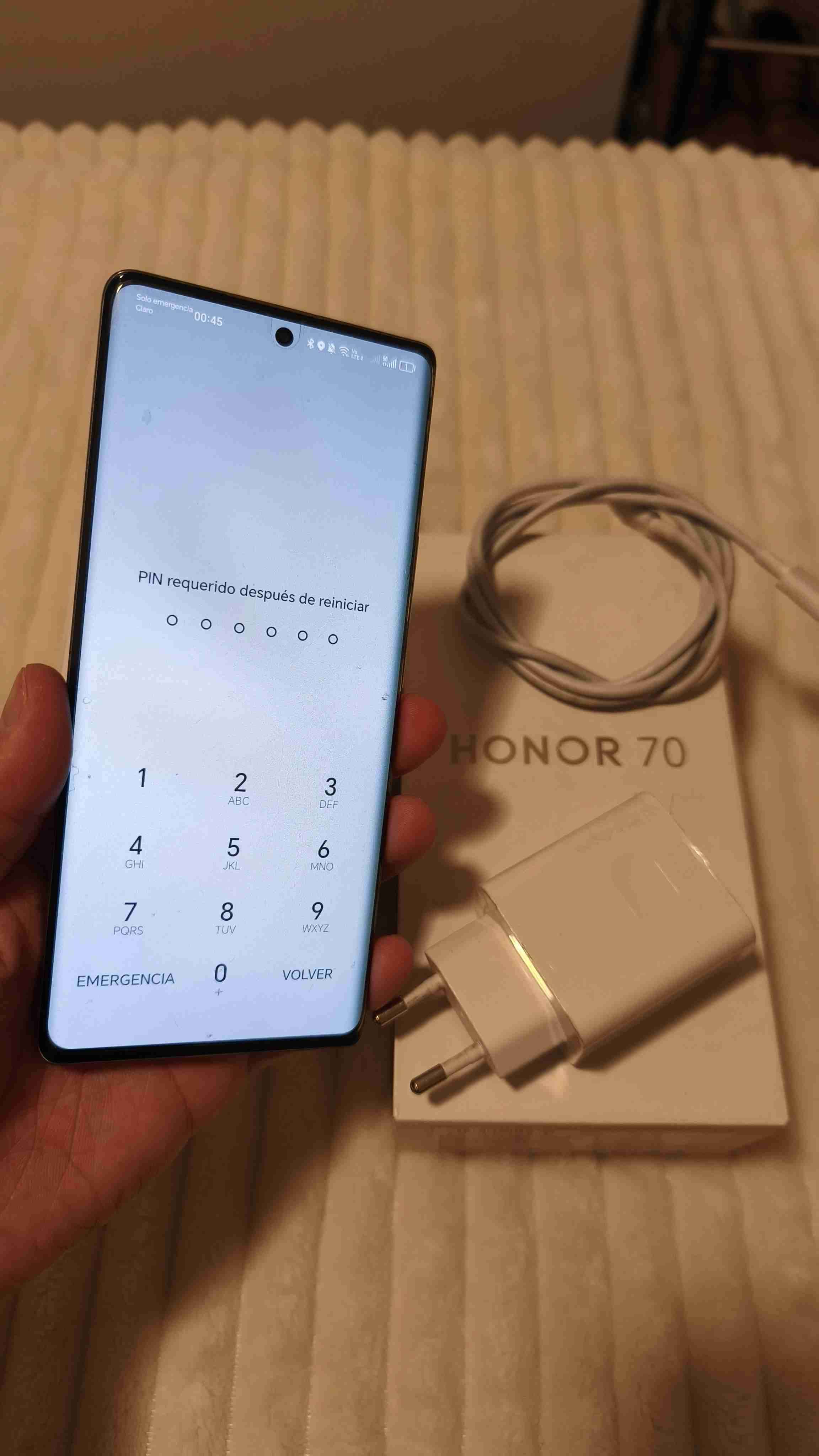 Honor 70 Silver con Cargador - miniatura 3