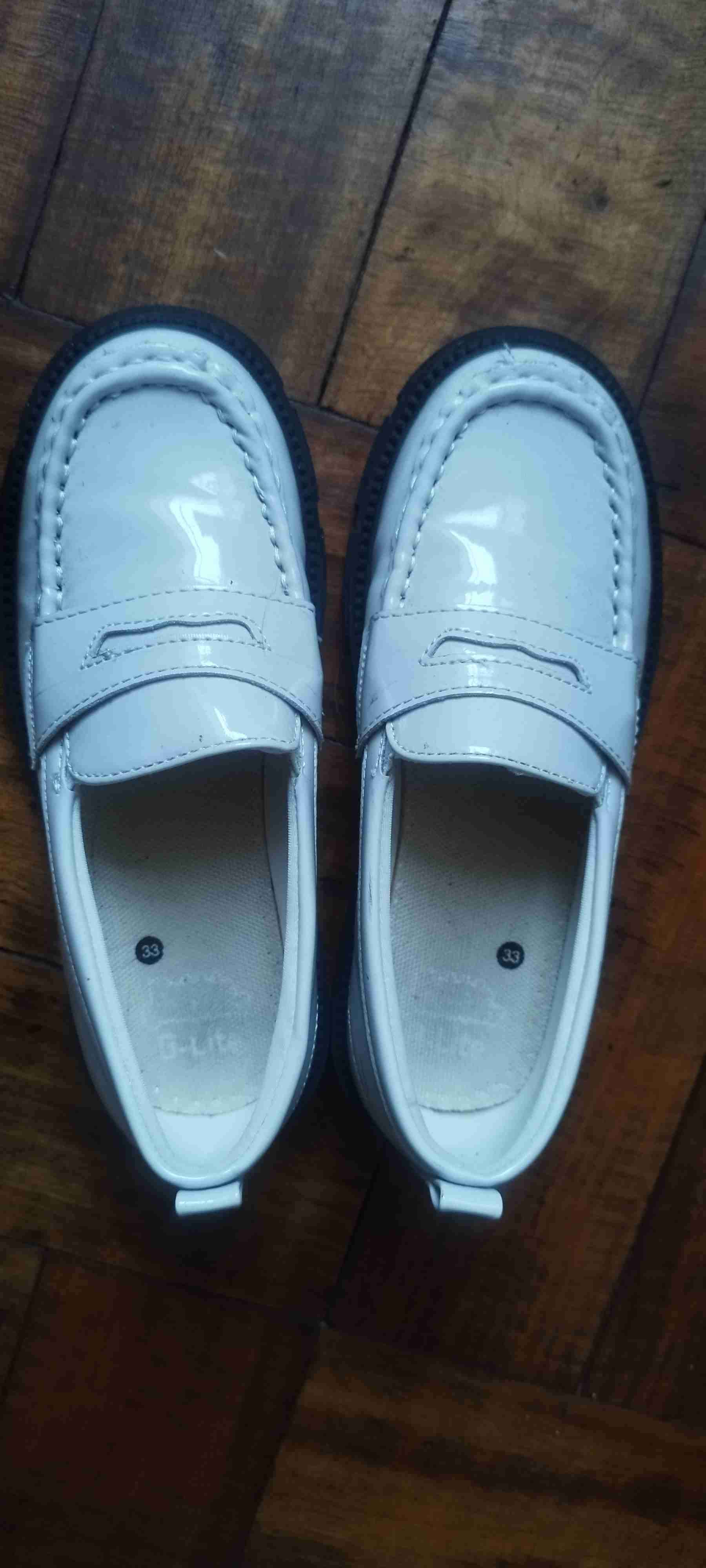 Mocasines blancos talla 33 - miniatura 2