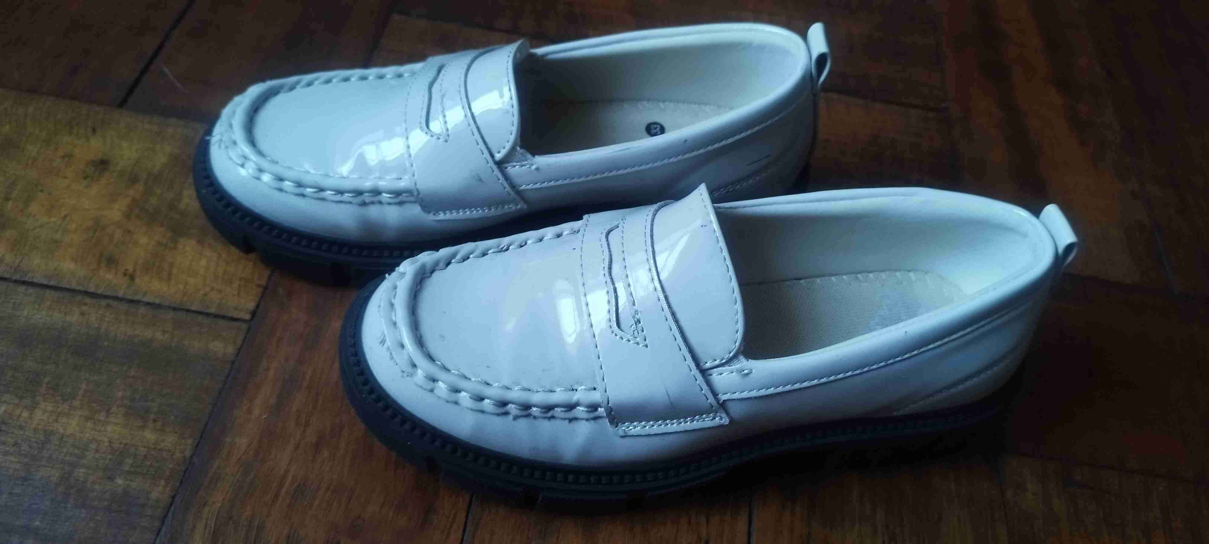 Mocasines blancos talla 33 - miniatura 3