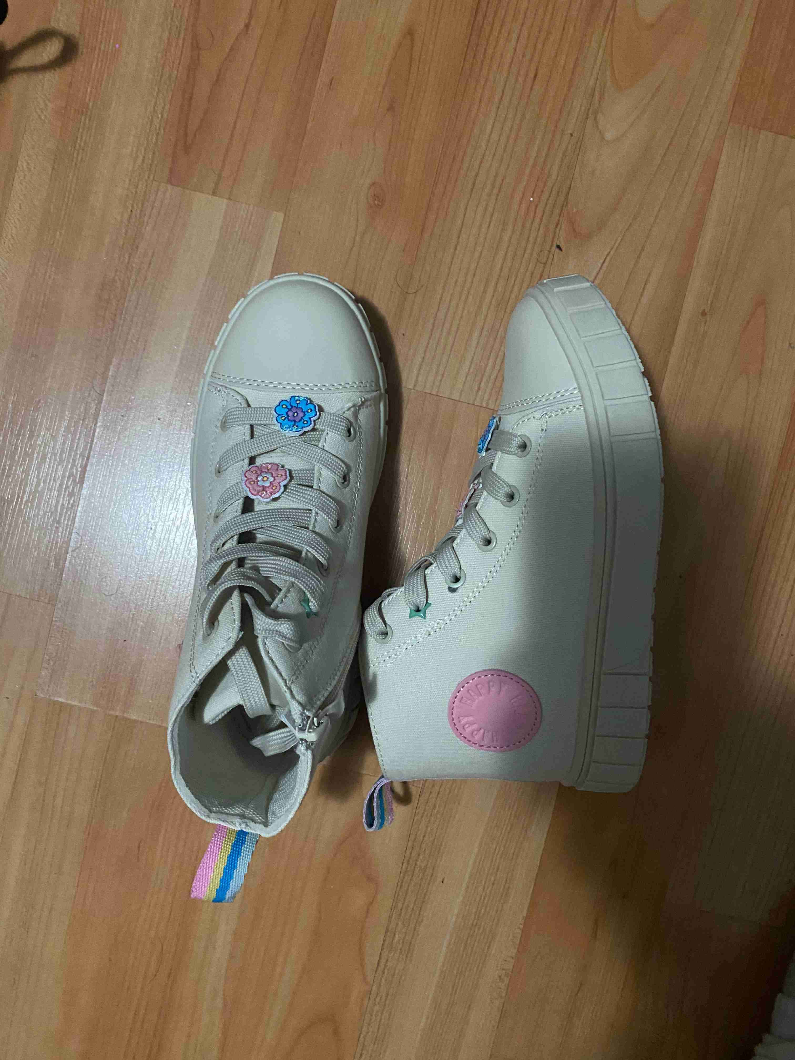 Zapatillas blancas con plataforma - miniatura 2