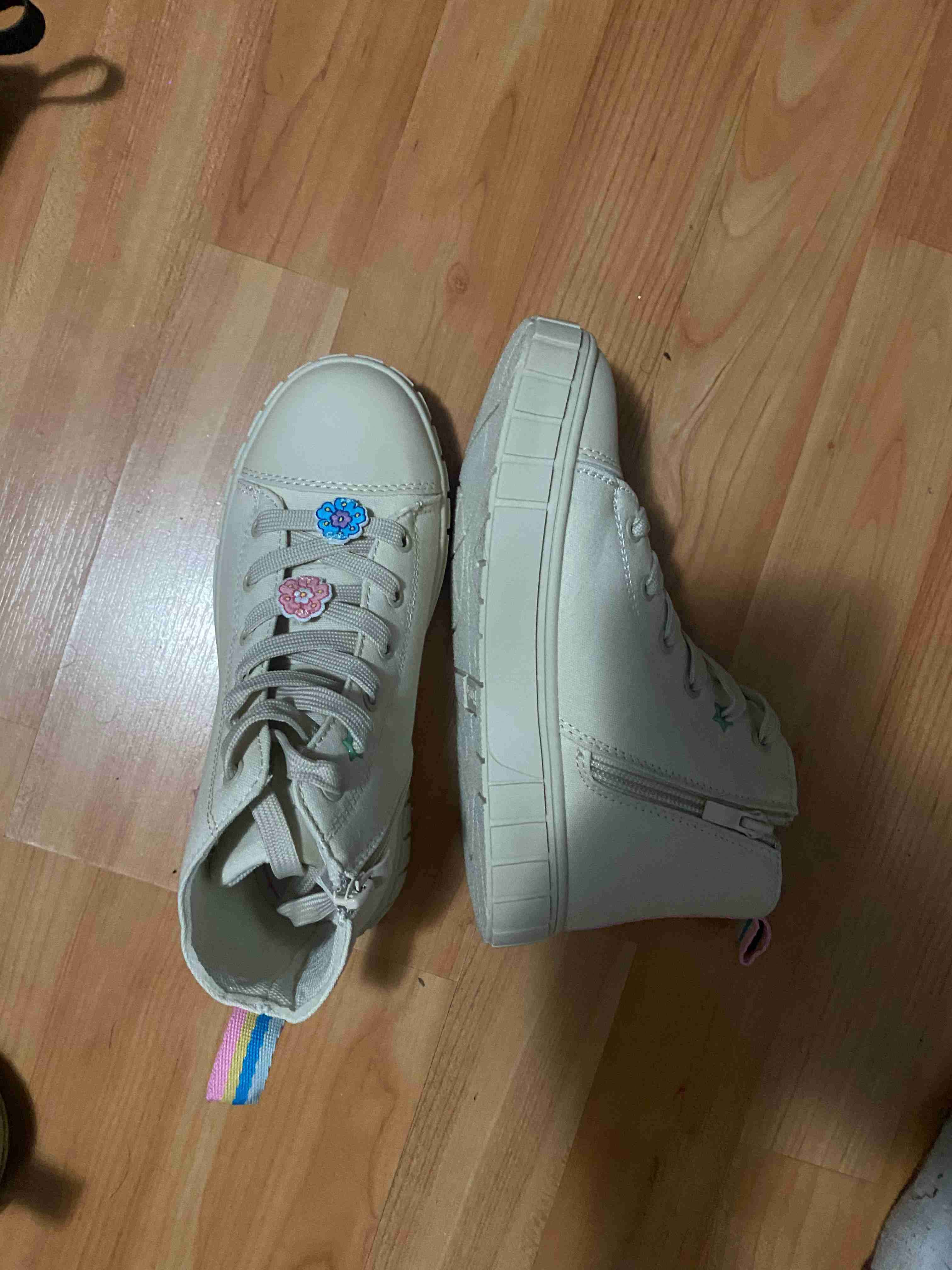 Zapatillas blancas con plataforma - miniatura 4