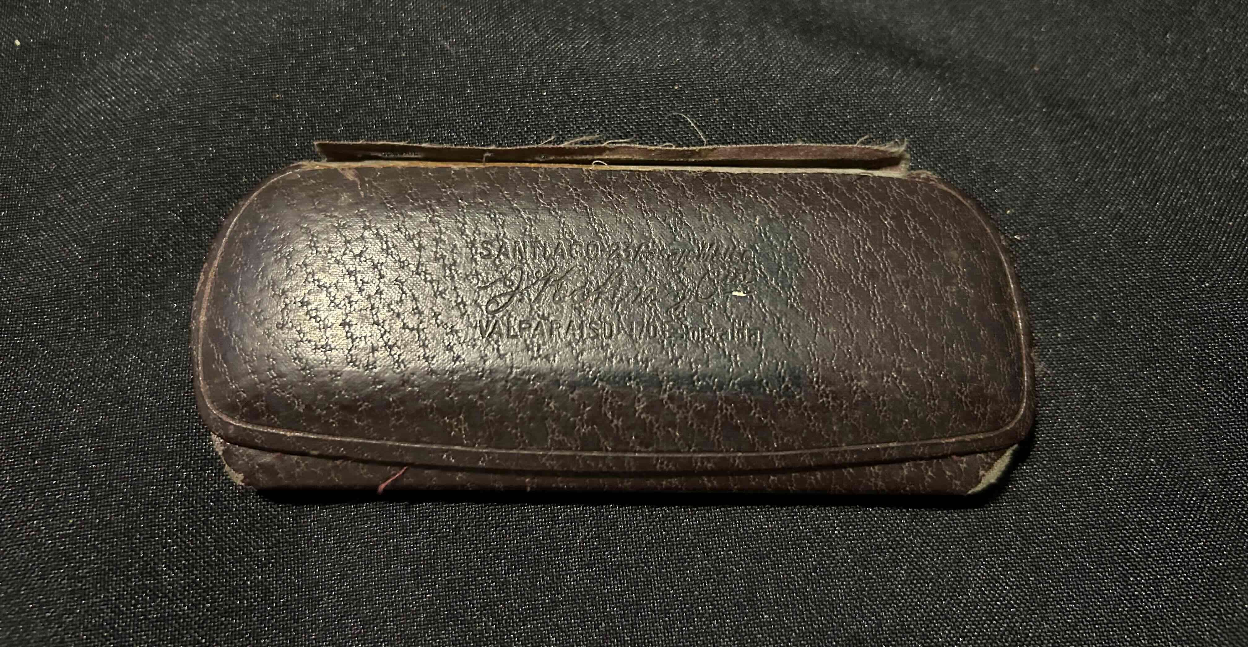 Antiguo par de lentes ronda de oro - miniatura 6