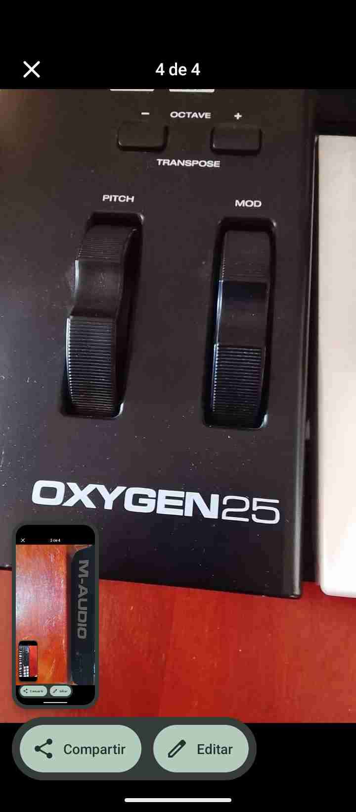 Controlador MIDI M-Audio 25 teclas - miniatura 4