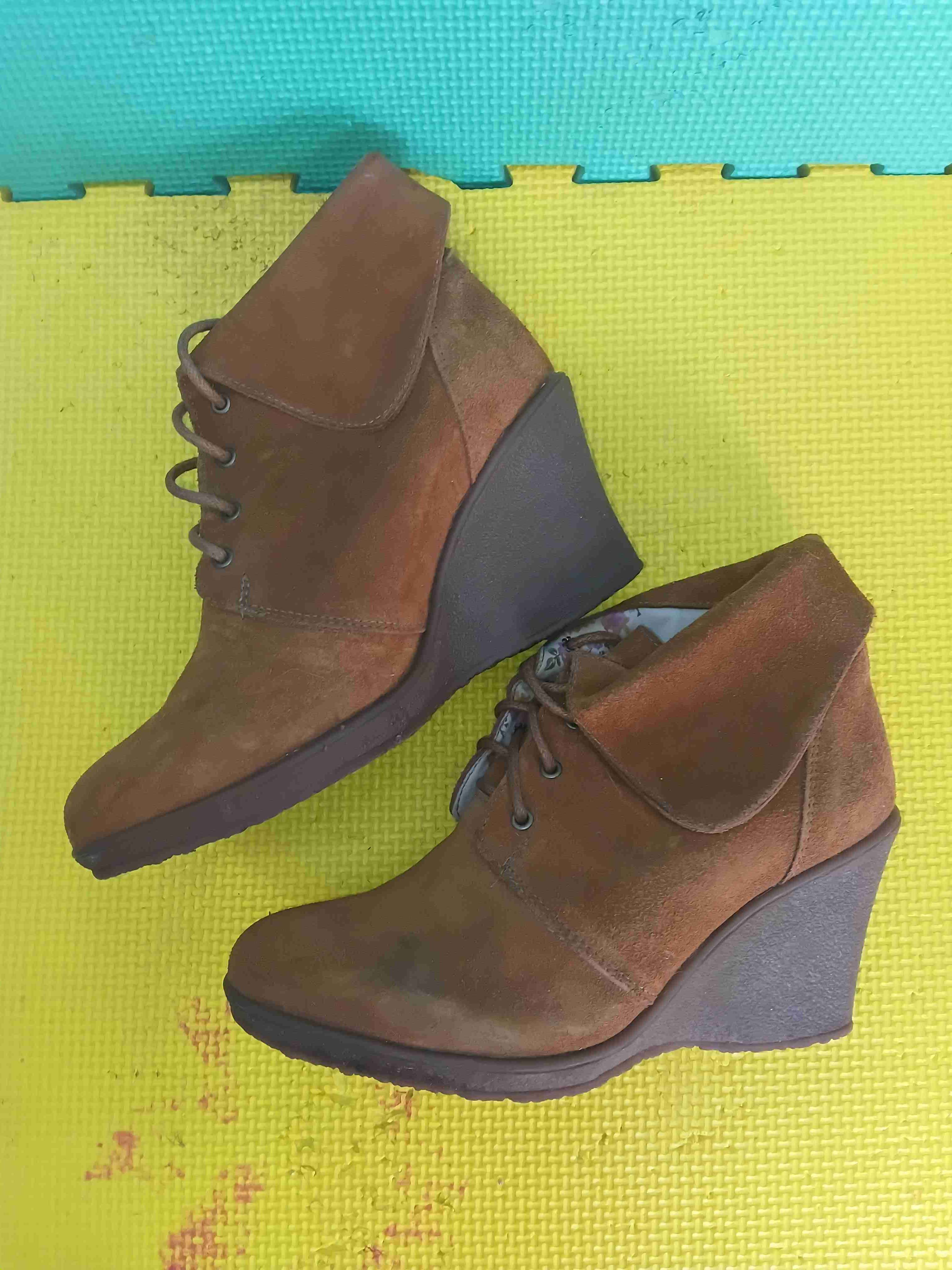 Botines mujer color café número 36 - miniatura 3